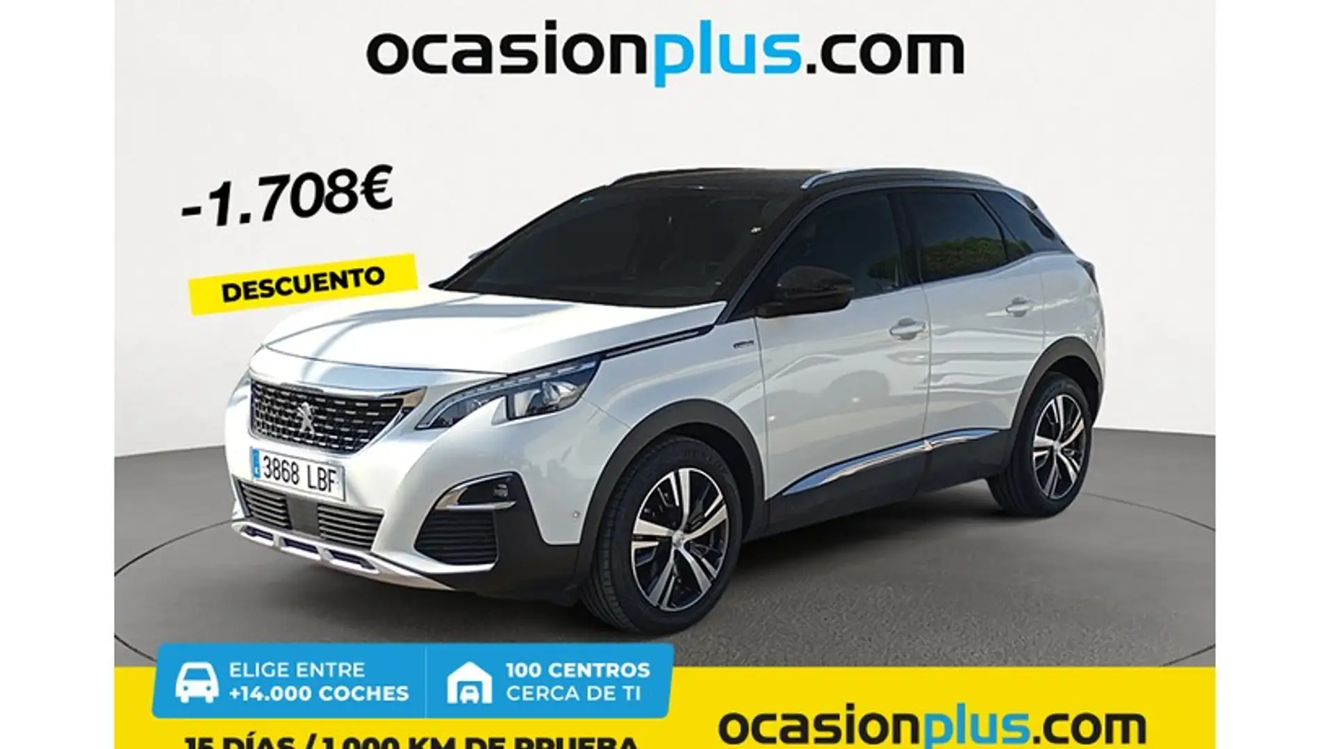 Peugeot 3008 1.6 BlueHDi Style EAT6 120 Blanc - 1