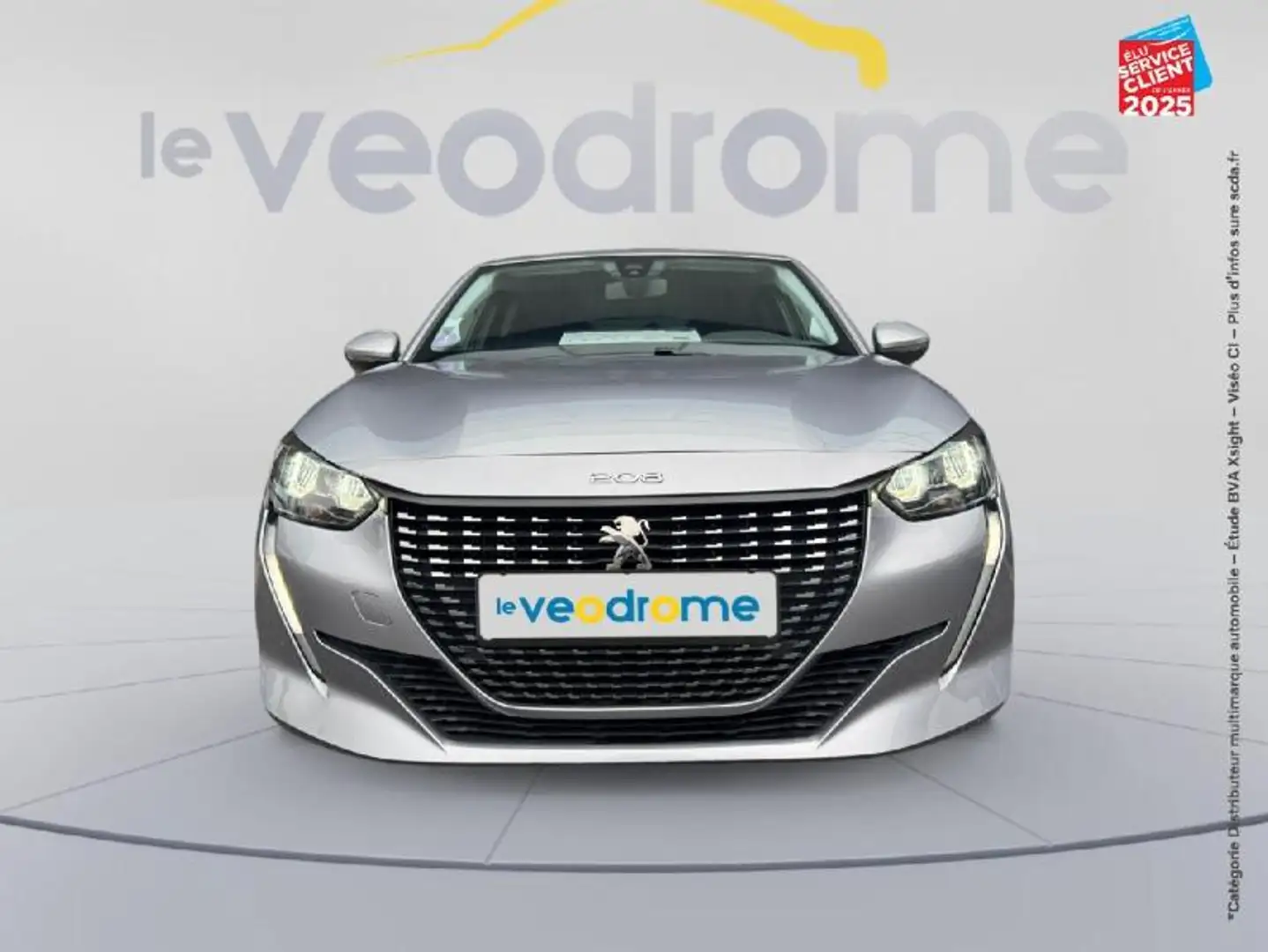 Peugeot 208 1.2 PureTech 100ch S\u0026S Style 118g Gris - 2