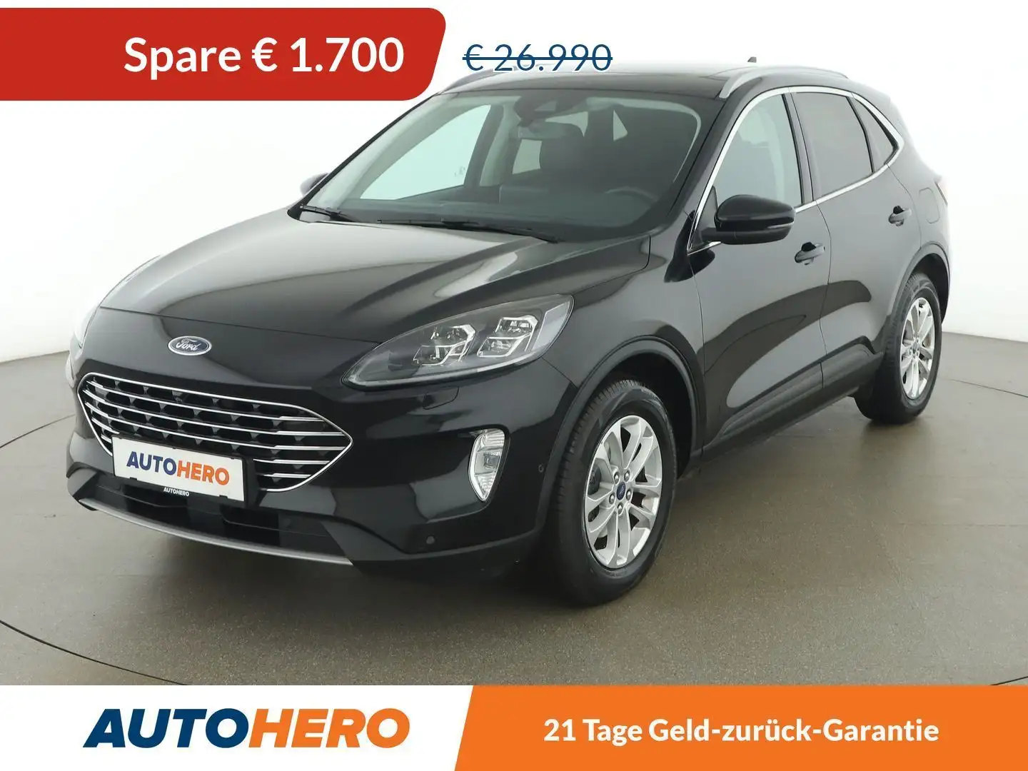 Ford Kuga 2.0 TDCi EcoBlue Titanium X Aut. *LED*ACC*CAM*SPUR Schwarz - 1