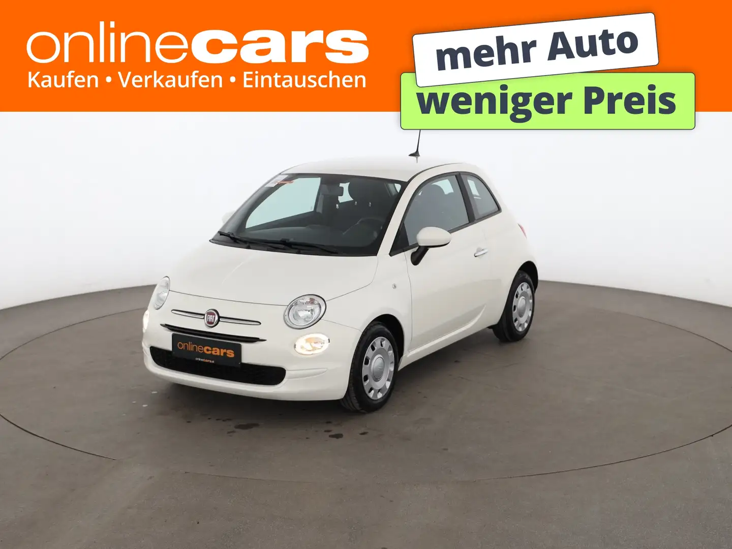 Fiat 500 1.0 Firefly 70 Cult KLIMA-ANLAGE RADIO Weiß - 1