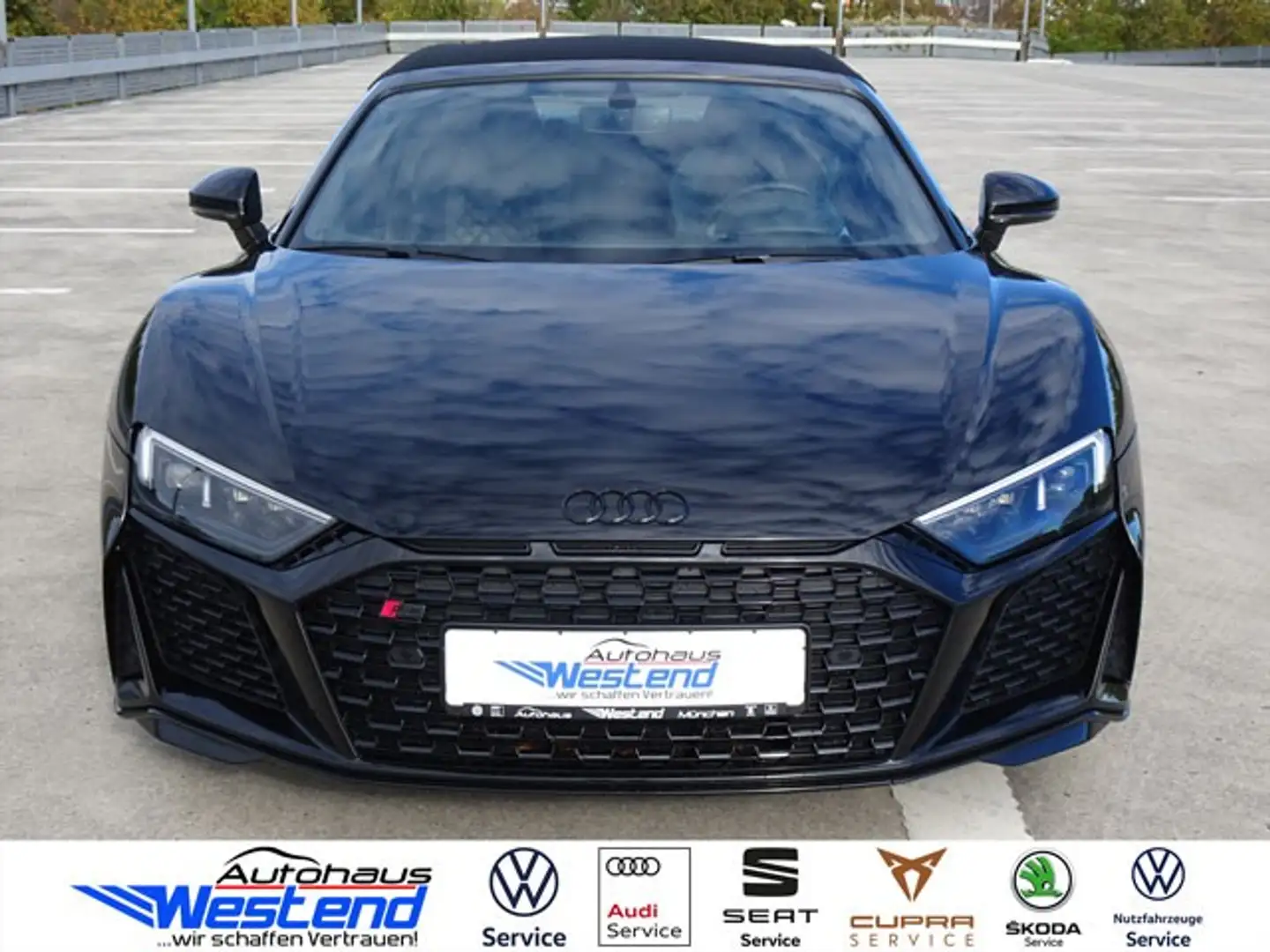 Audi R8 Spyder V10 performance 456kW qu. B&O Klima Navi Negro - 1