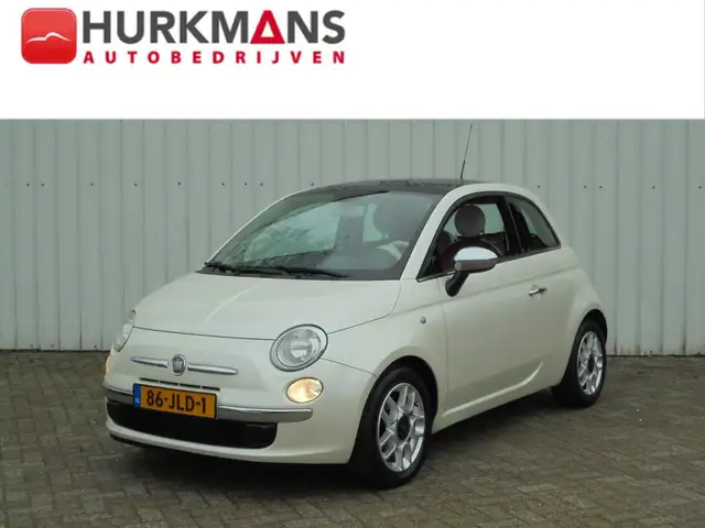 Fiat 500 1.2 AUT 69PK AUTOMAAT NL-AUTO LEER PANODAK