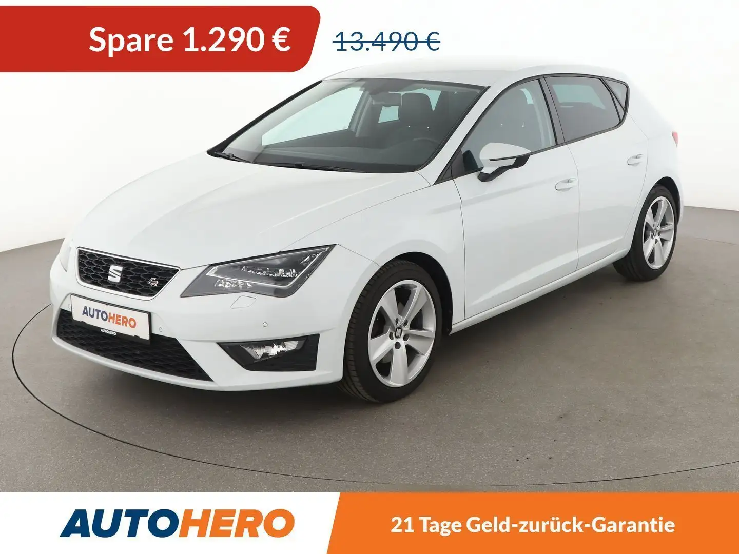 SEAT Leon 1.4 TSI FR*NAVI*LED*PDC*SHZ*TEMPO*KLIMA*GARANTIE* Weiß - 1