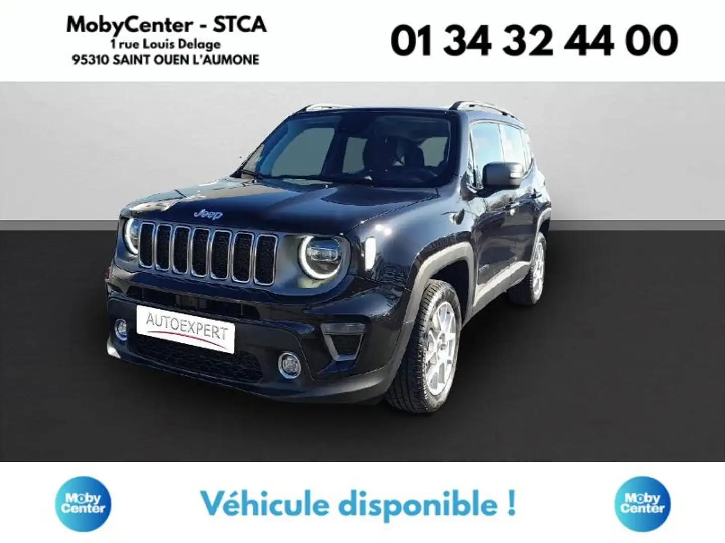 Jeep Renegade 1.3 GSE T4 190ch 4xe Limited AT6 Noir - 1