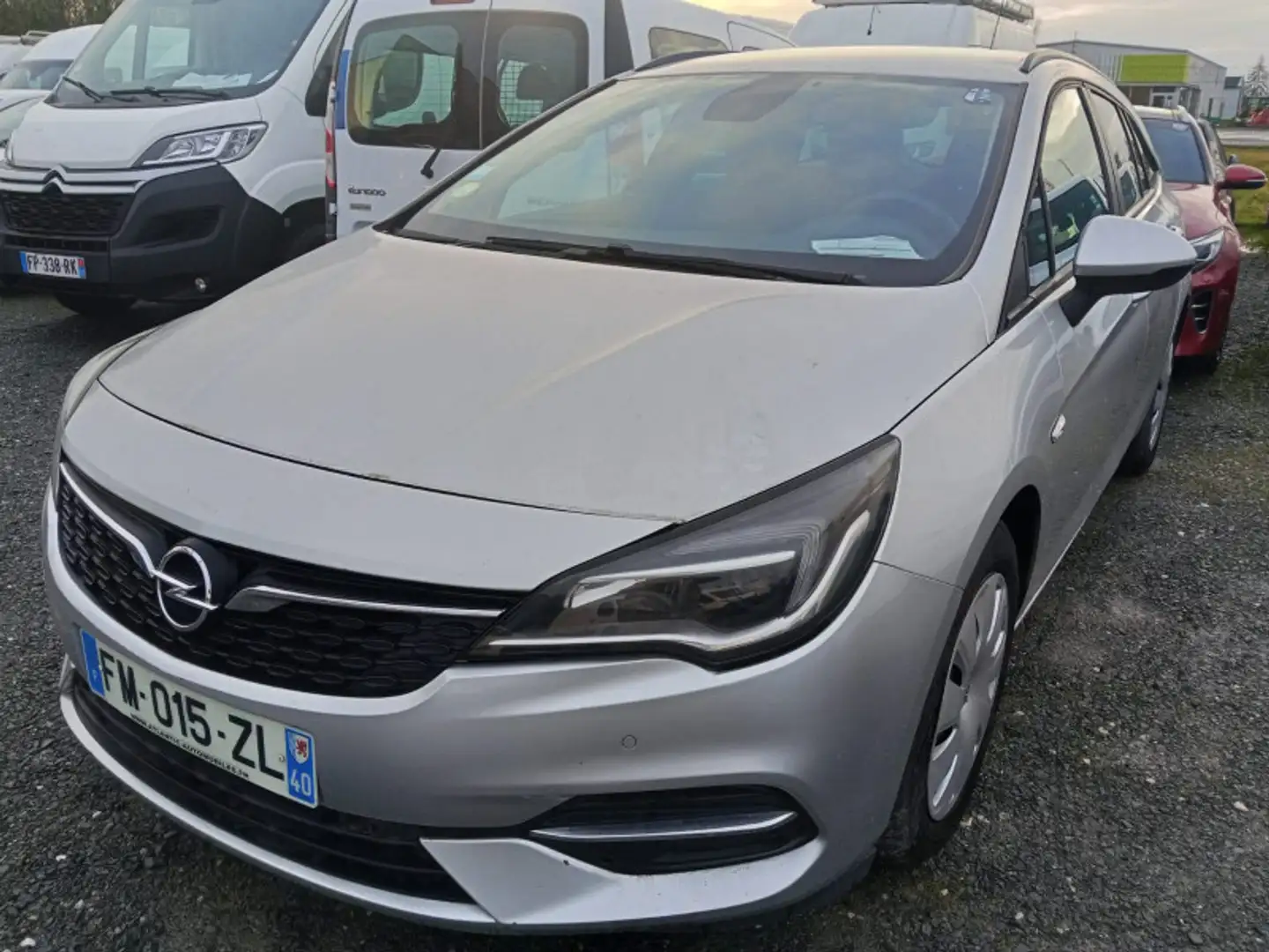 Opel Astra 122ch Edition Business Gris - 1