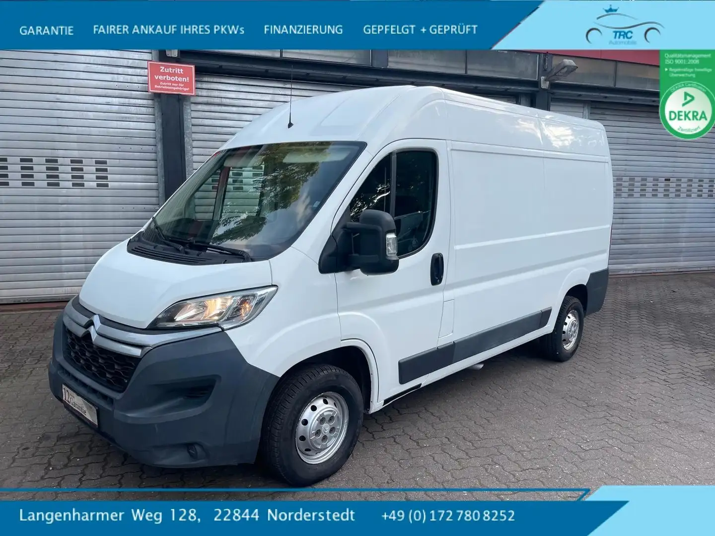 Citroen Jumper Grossraumkasten 30 L2H2 Profi BlueHDi 130 Biały - 1