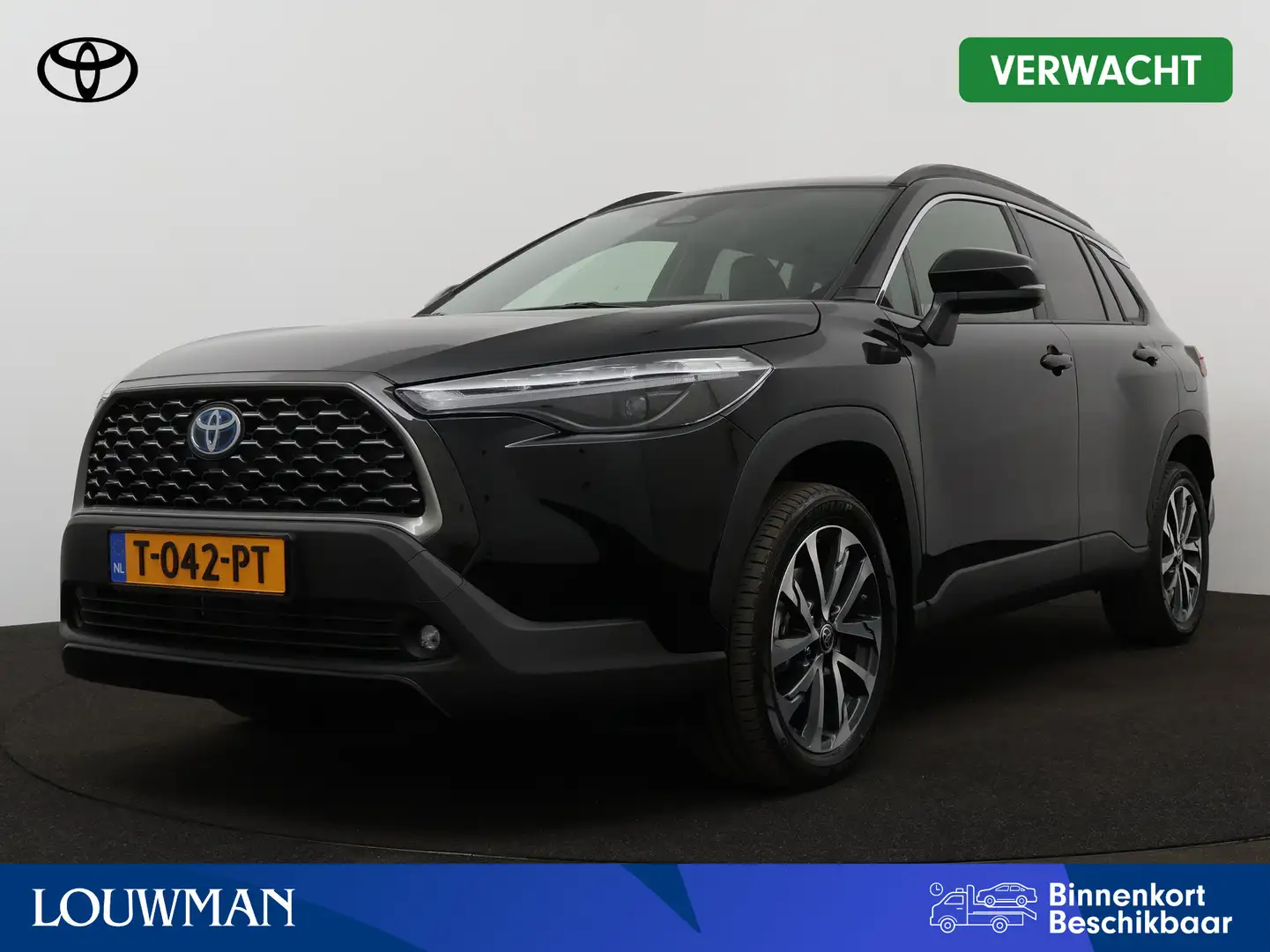 Toyota Corolla Cross 2.0 High Power Hybrid First Edition Limited Naviga Zwart - 1