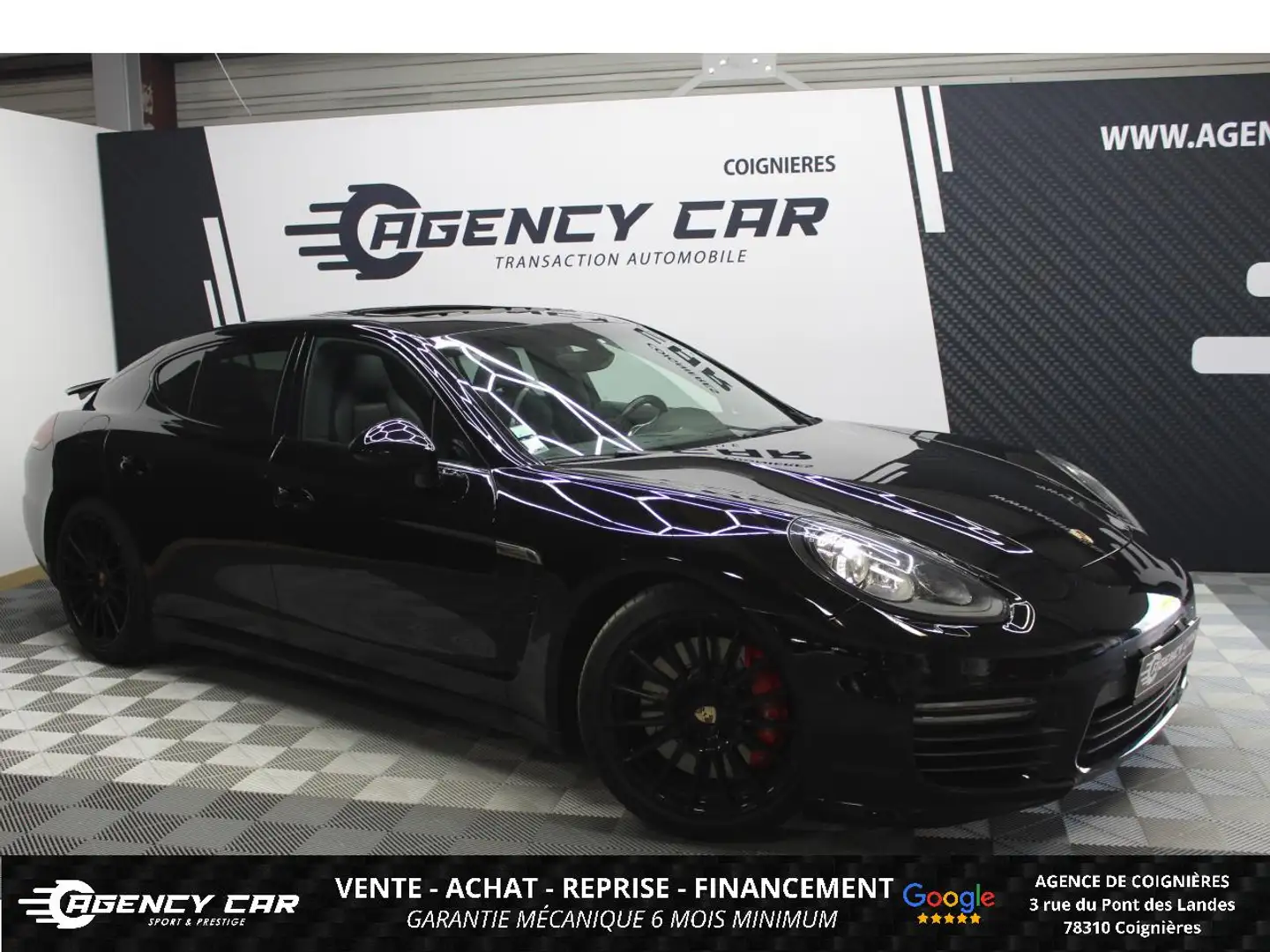 Porsche Panamera GTS 4.8i V8 - 440 PDK Cuir étendu Volant Sport Noir - 1