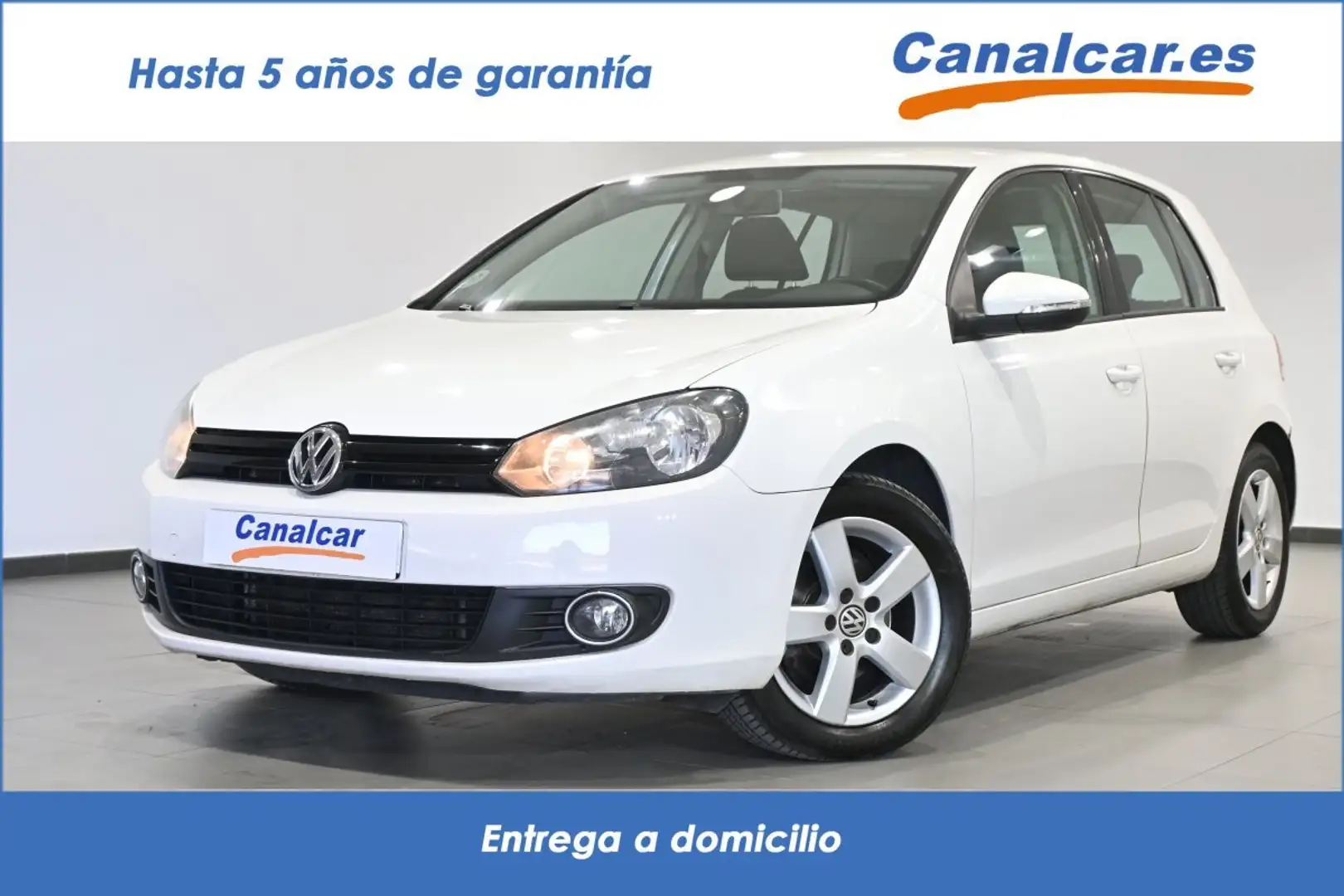 Volkswagen Golf 1.6TDI CR Rabbit 90 Blanco - 1
