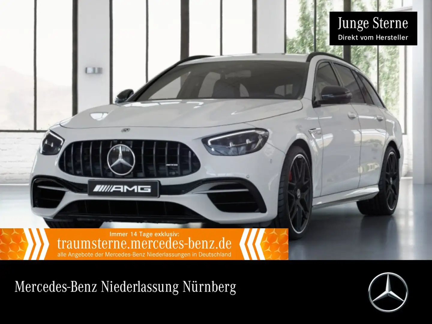Mercedes-Benz E 63 AMG E 63 S 4M T-Modell AMG+DRIVERS+NIGHT+360+LED+STHZG Weiß - 1