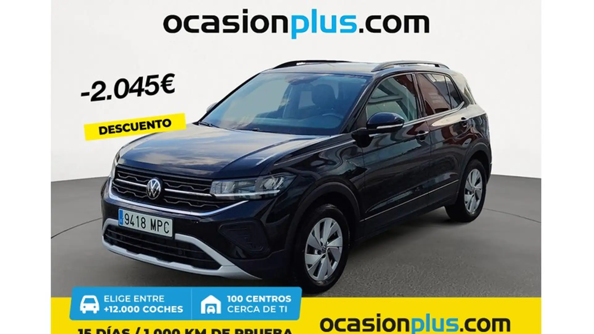Volkswagen T-Cross 1.0 TSI Life 85kW Aut. Schwarz - 1