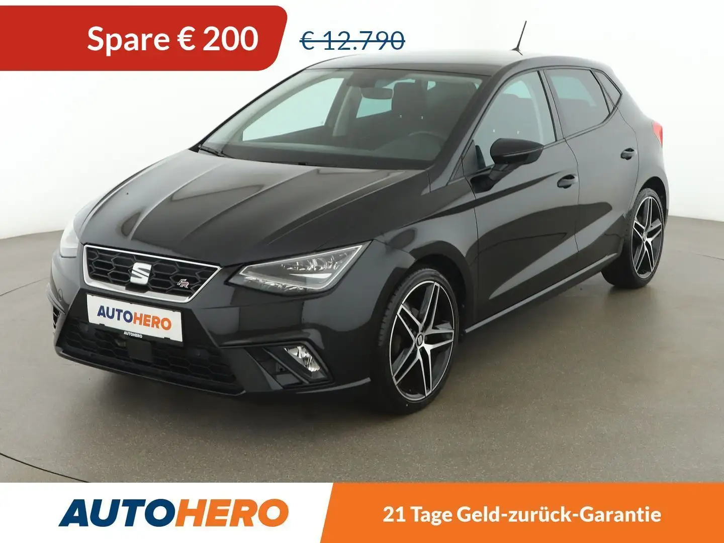 SEAT Ibiza 1.0 TSI FR *BEATS*LED*TEMPO*CAM*SHZ*KLIMAAUT*AMB* Schwarz - 1