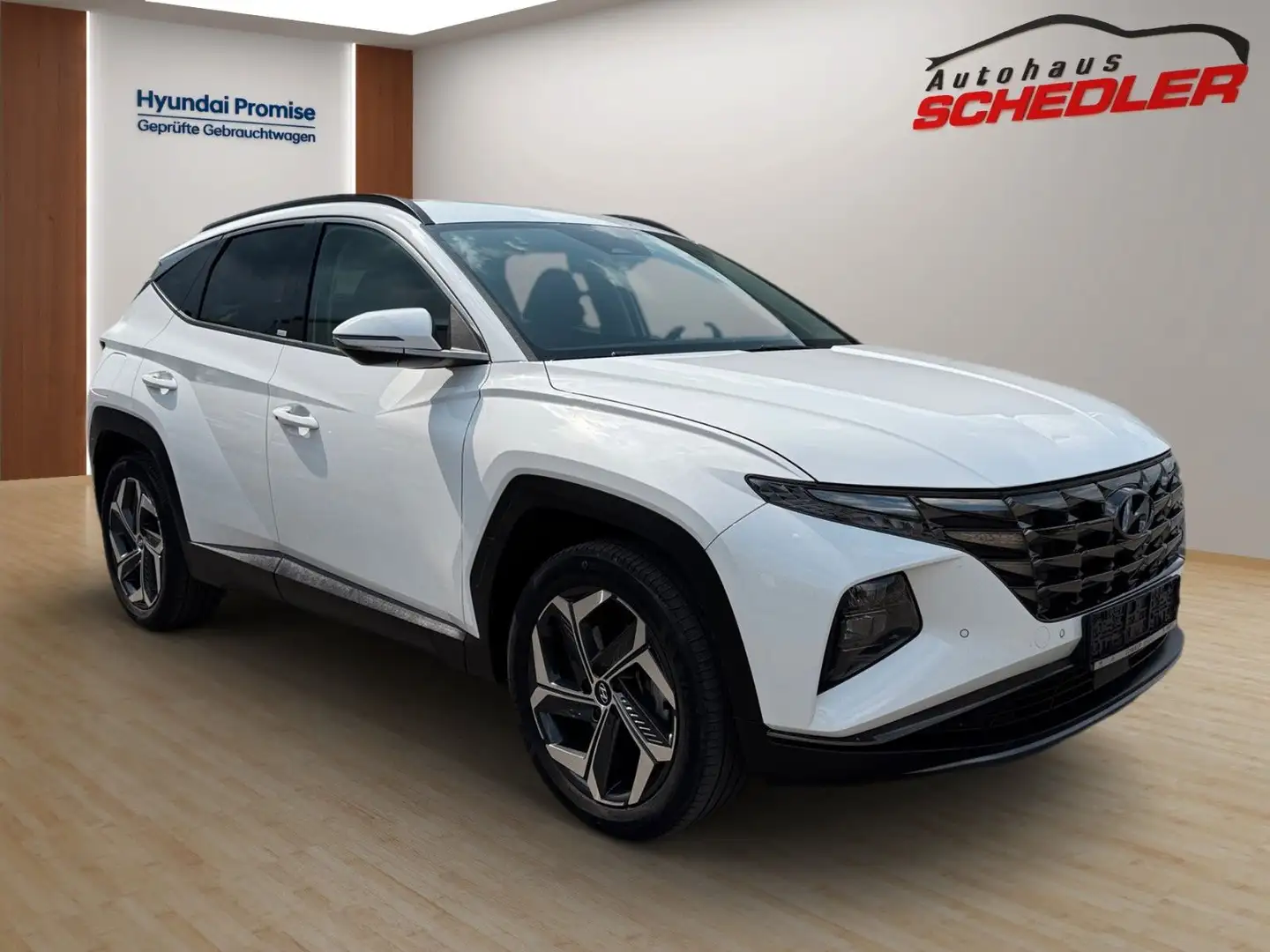 Hyundai TUCSON Trend 265PS Plug-In Hybrid 4WD ECS + ASSI Weiß - 2
