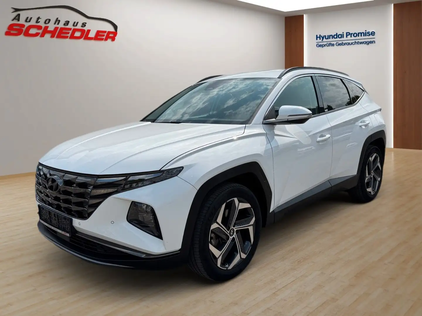 Hyundai TUCSON Trend 265PS Plug-In Hybrid 4WD ECS + ASSI Weiß - 1