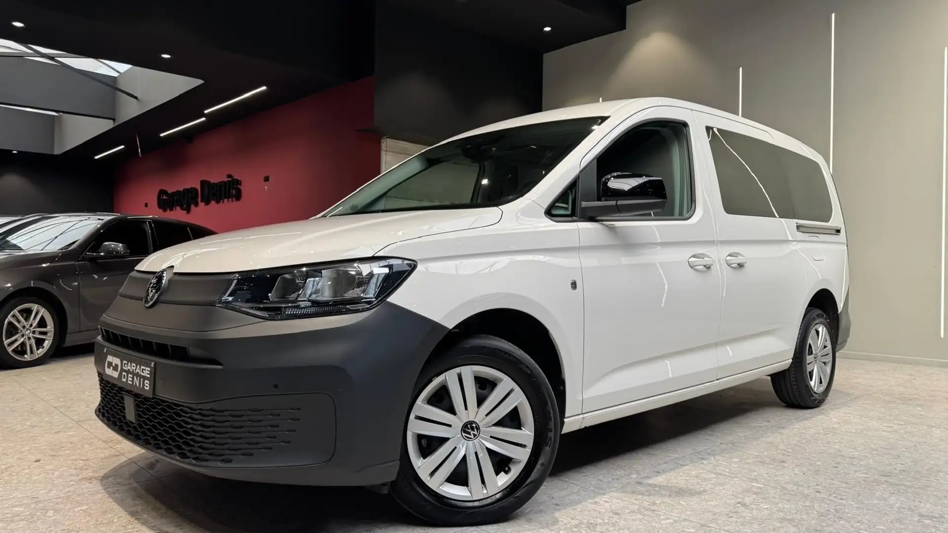 Volkswagen Caddy Maxi 2.0 TDi DSG*BOITE-AUTO*GPS+CAMERA*5 PLACES* Blanc - 1