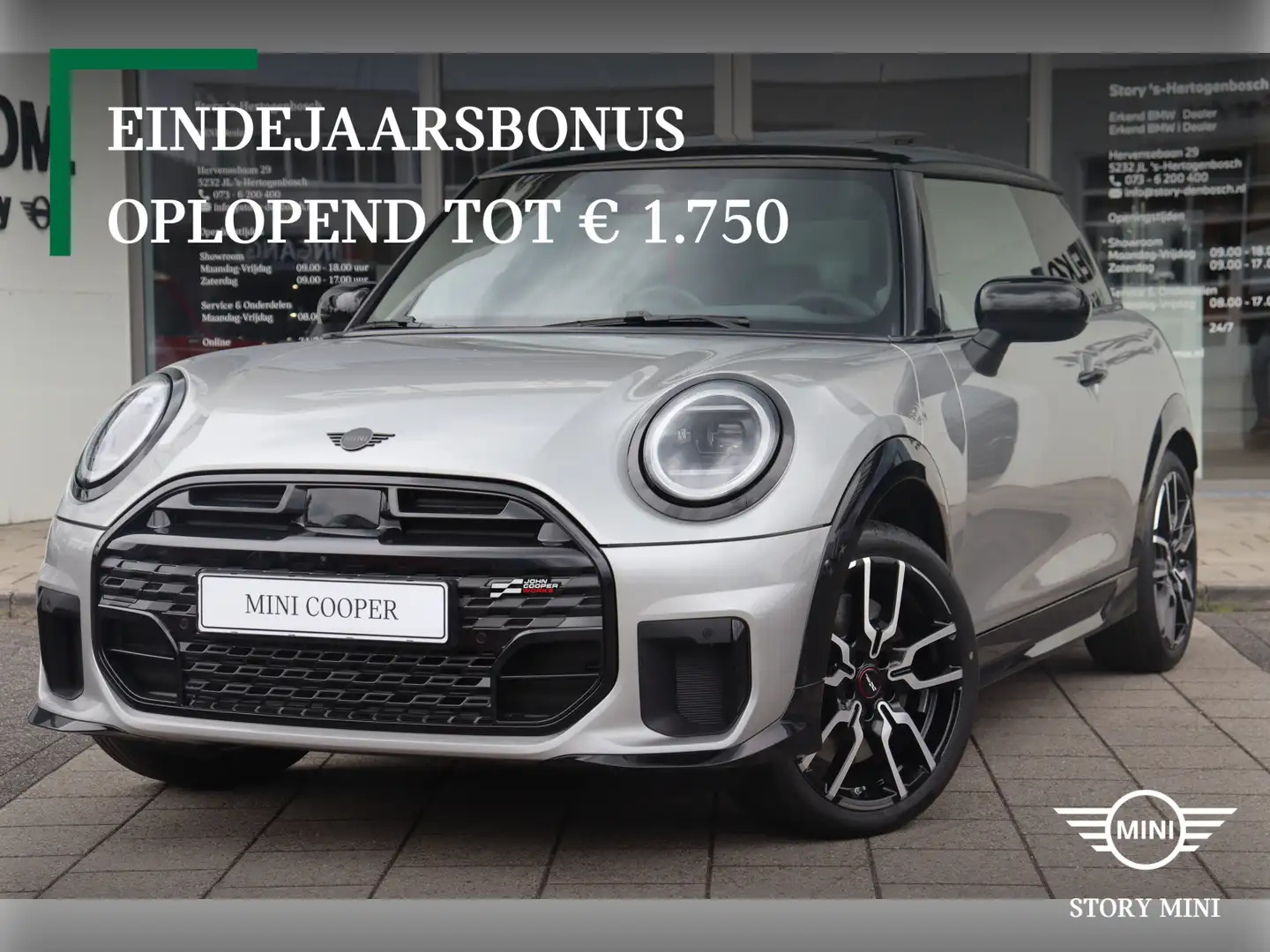 MINI Cooper S Automaat / JCW / Pakket XL / 18 inch JCW Lap Spoke Argent - 1