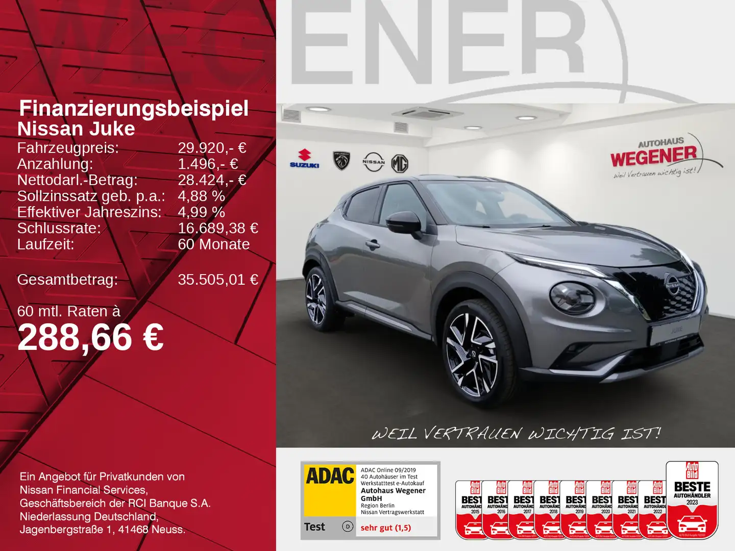 Nissan Juke JUKE N-DESIGN 1.6 HYB 143PS BOSE SHZ BFS 360°KAM Grau - 2
