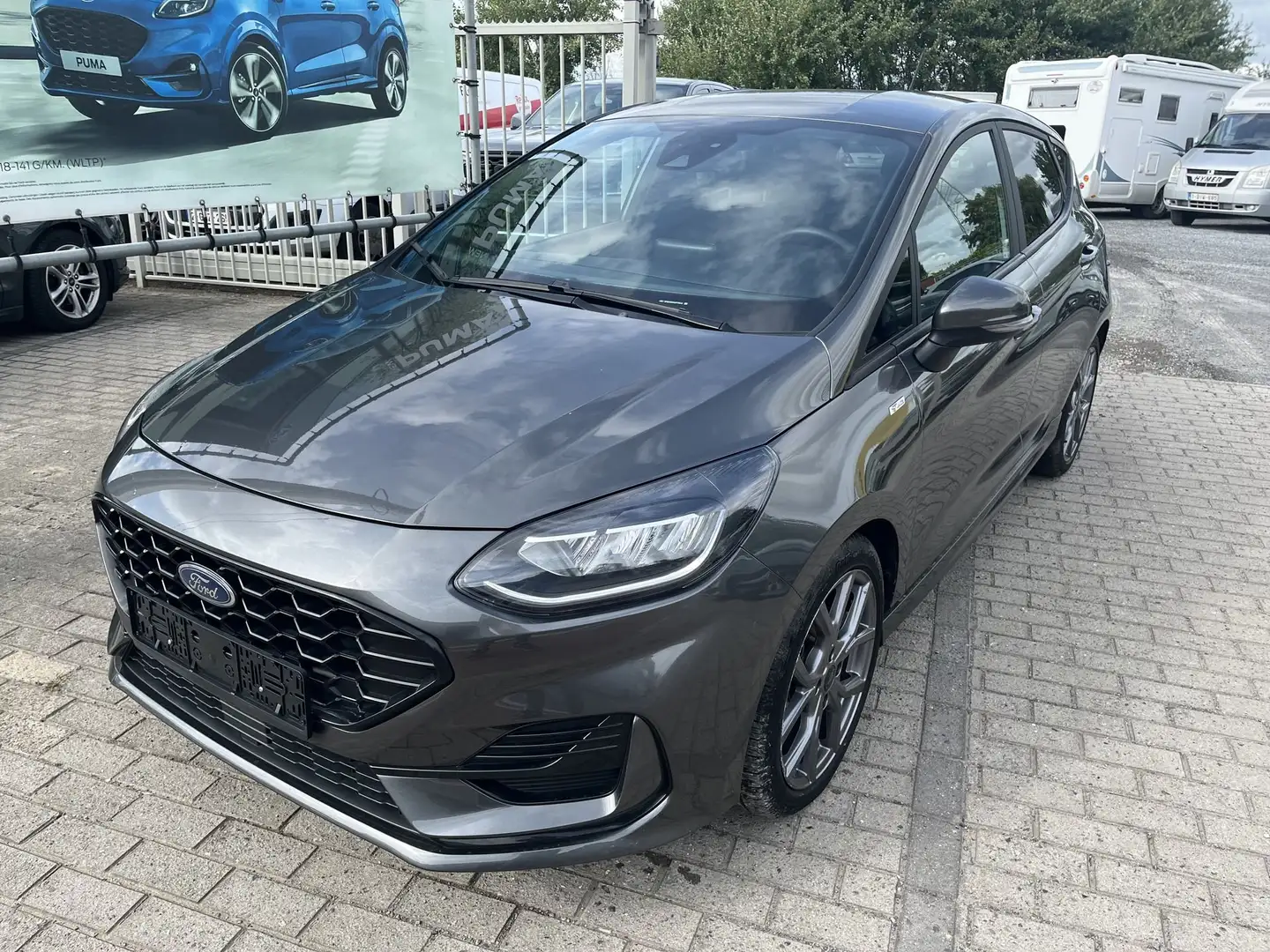 Ford Fiesta FIESTA ST LINE 1.0 ECOBOOST 100 PK SLECHTS 20497 Gris - 1
