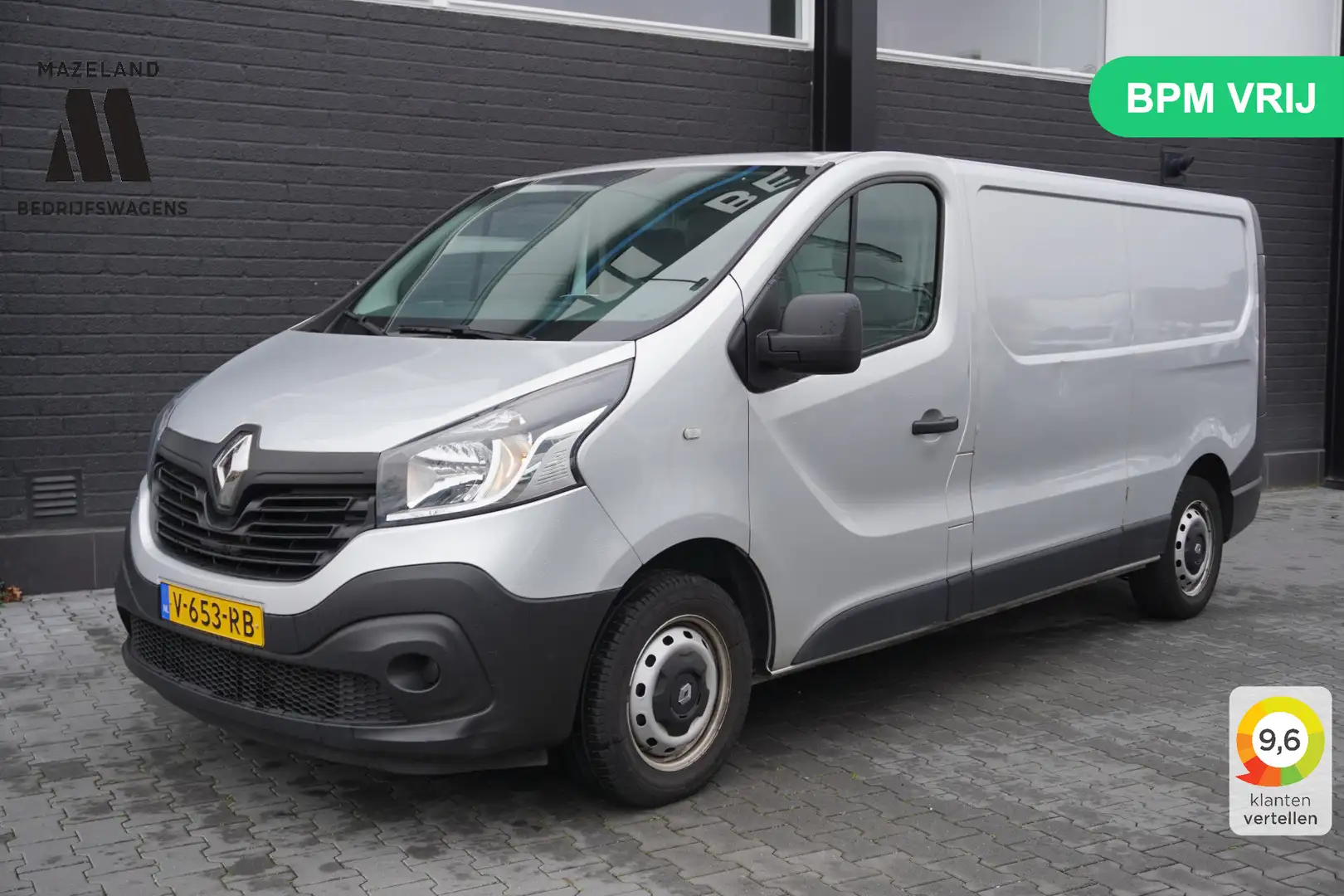 Renault Trafic 1.6 dCi 125PK EURO 6 - Airco - Navi - Cruise - € 9 Zwart - 1