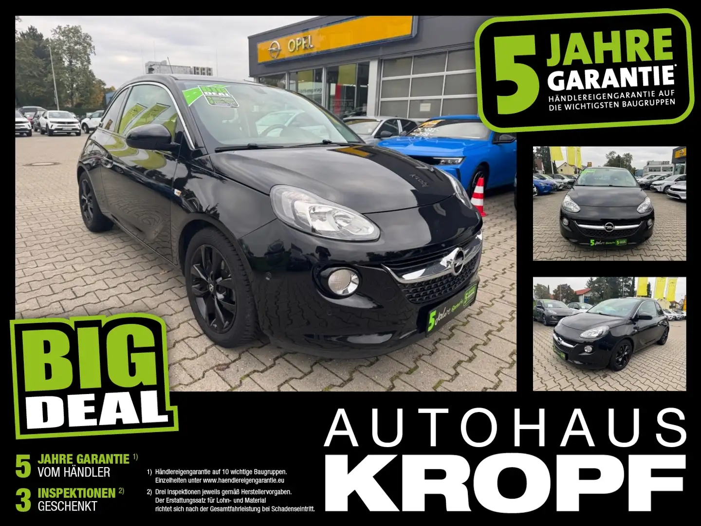 Opel Adam 1.4 ecoFlex SHZ+Winterp.+KlimaA+LM+PDC Nero - 1