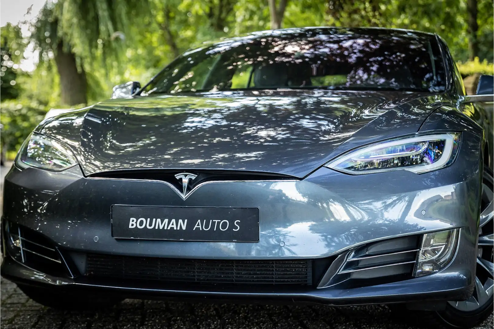 Tesla Model S 75D Base Panoramadak Enhanced Autopilot Gris - 2