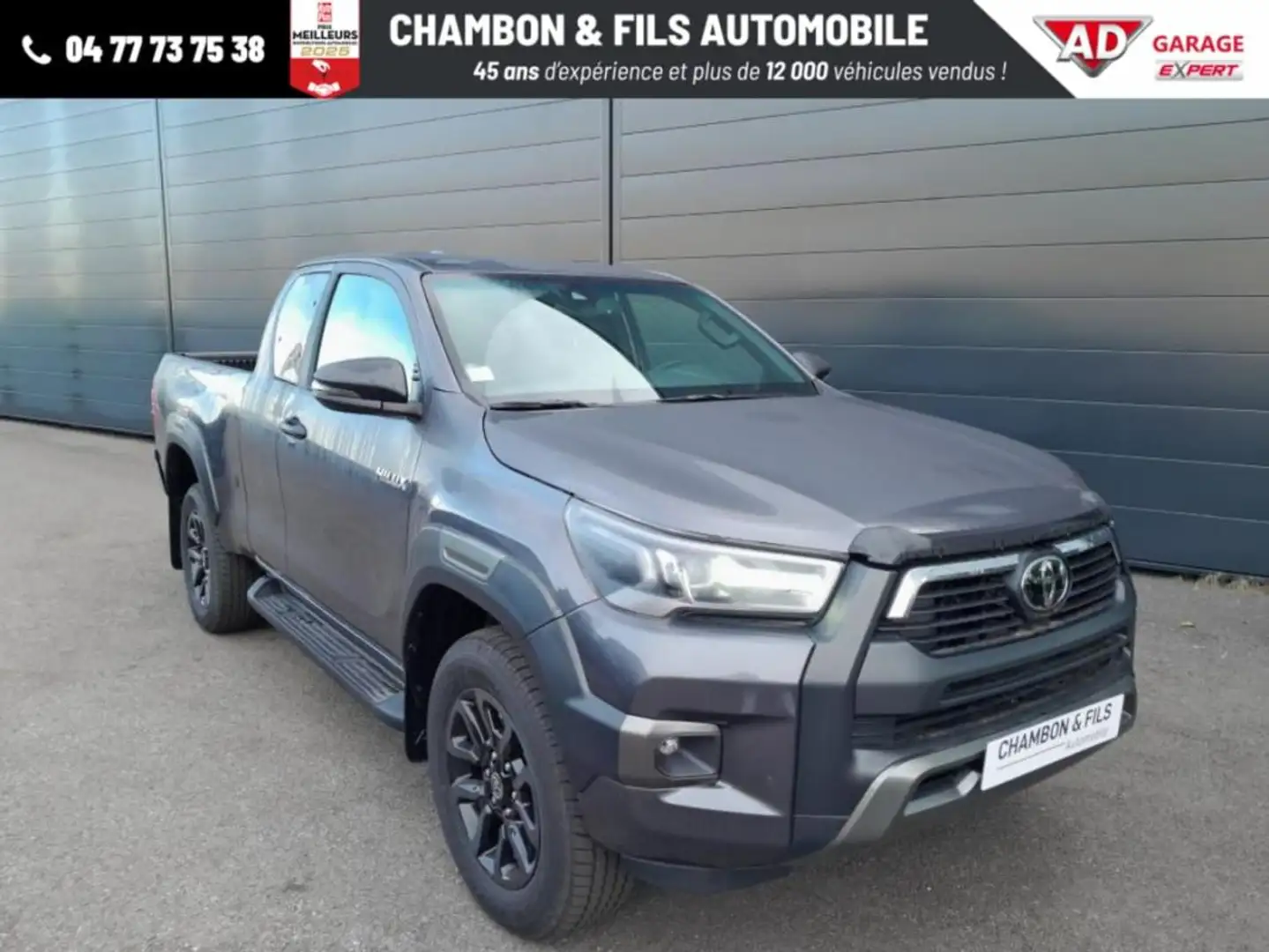 Toyota Hilux X-TRA CABINE CAB 4WD 2.8L 204 D-4D BVA INVINCIBLE  Gris - 1