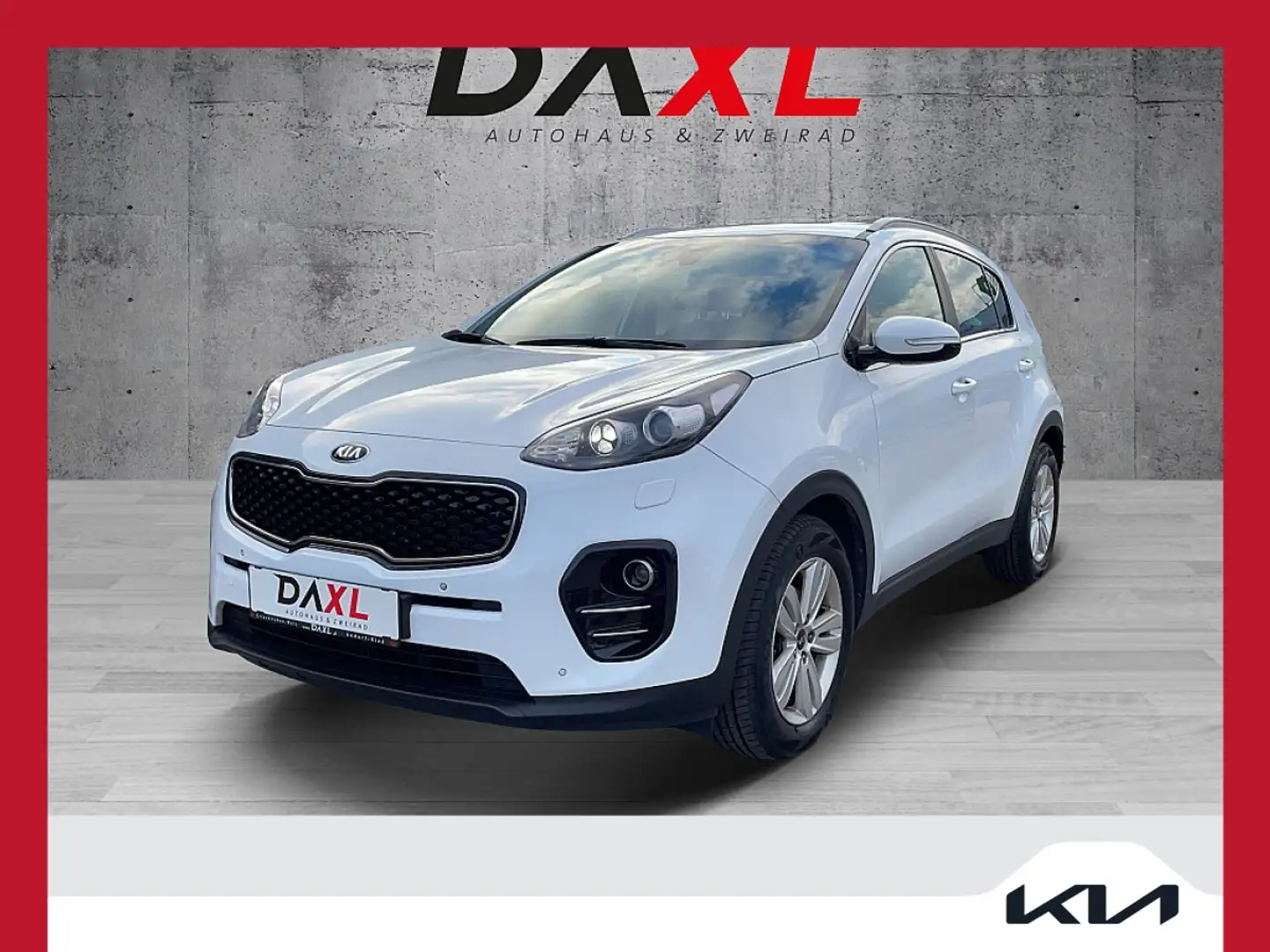Kia Sportage 2,0 CRDI AWD Gold Aut. *High-Power* Blanc - 1