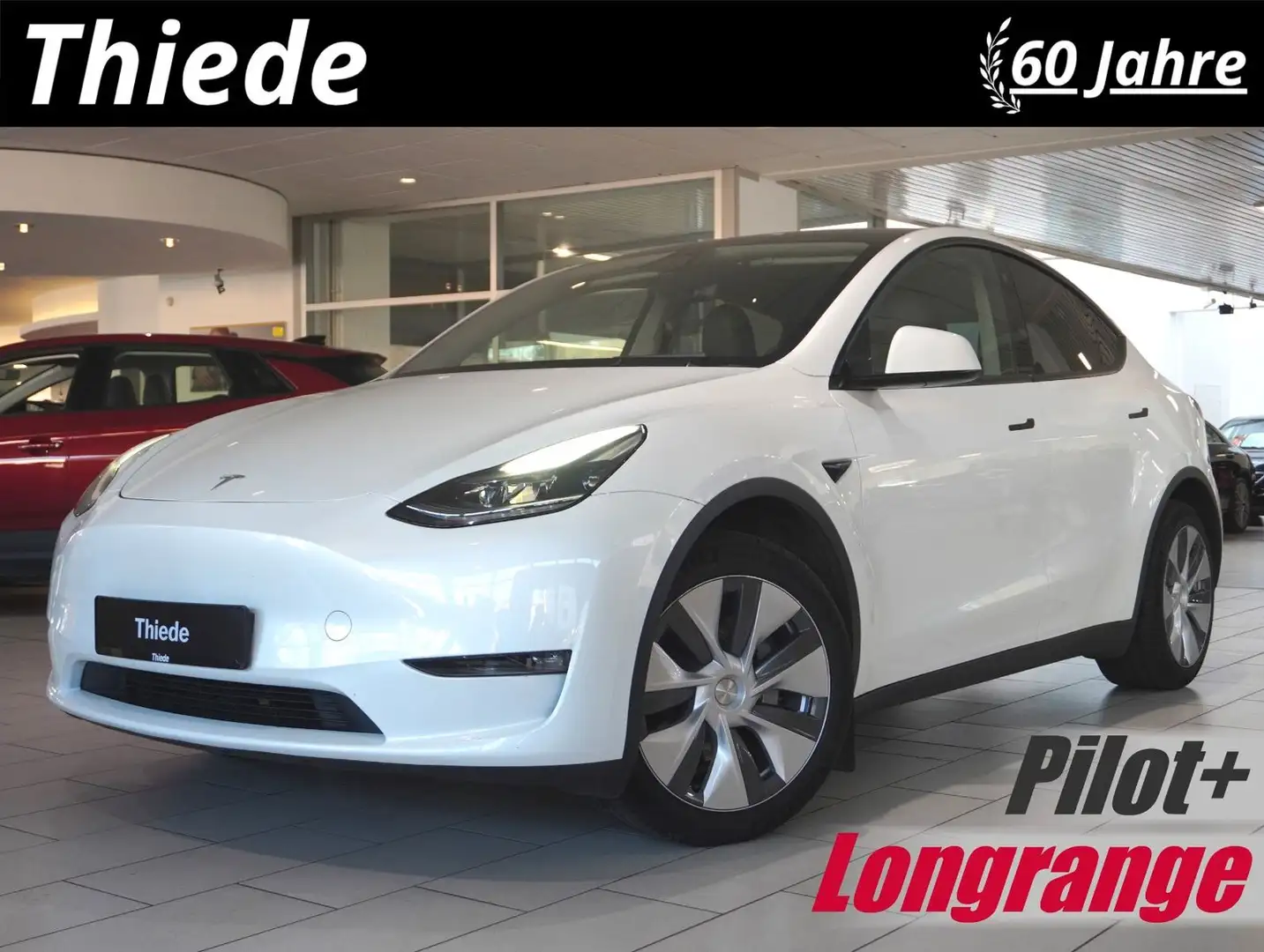 Tesla Model Y LONGRANGE DUAL-MOTOR NAVI/KAMERA/AHK/FSD Weiß - 1