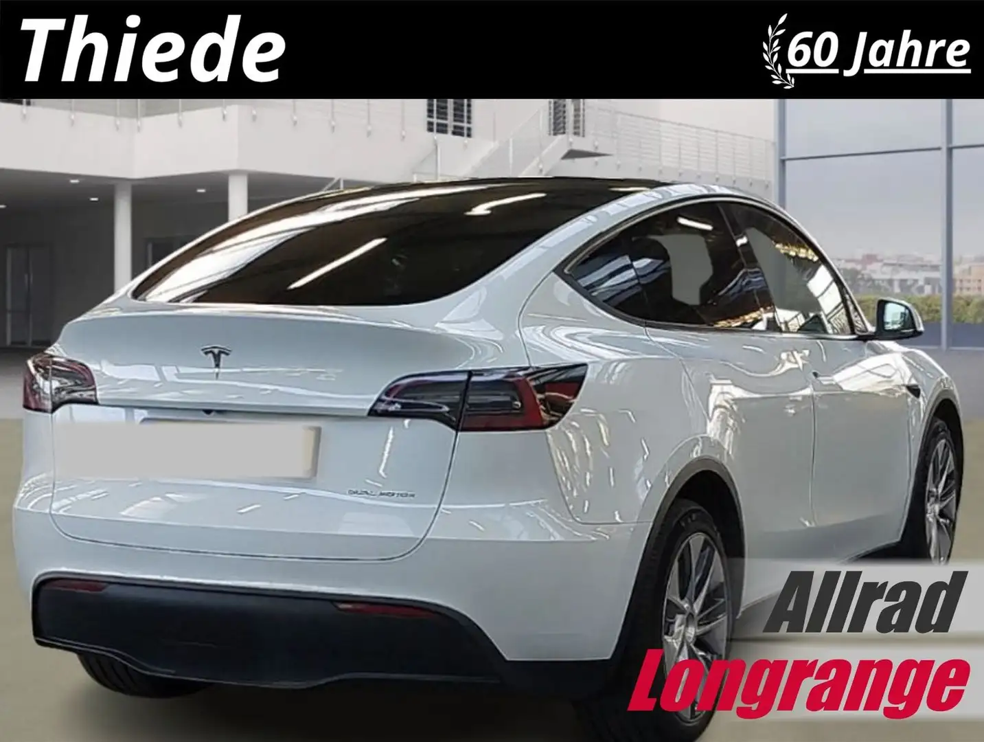 Tesla Model Y LONGRANGE DUAL-MOTOR NAVI/KAMERA/AMD/AHK Weiß - 1