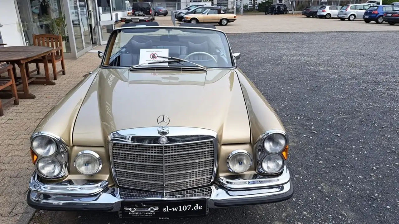 Mercedes-Benz 280 SE 3,5 Flachkühler Cabrio,Deutsches Fahrzeug, foto 7