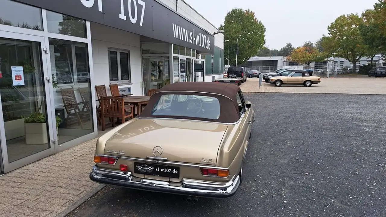 Mercedes-Benz 280 SE 3,5 Flachkühler Cabrio,Deutsches Fahrzeug, foto 6