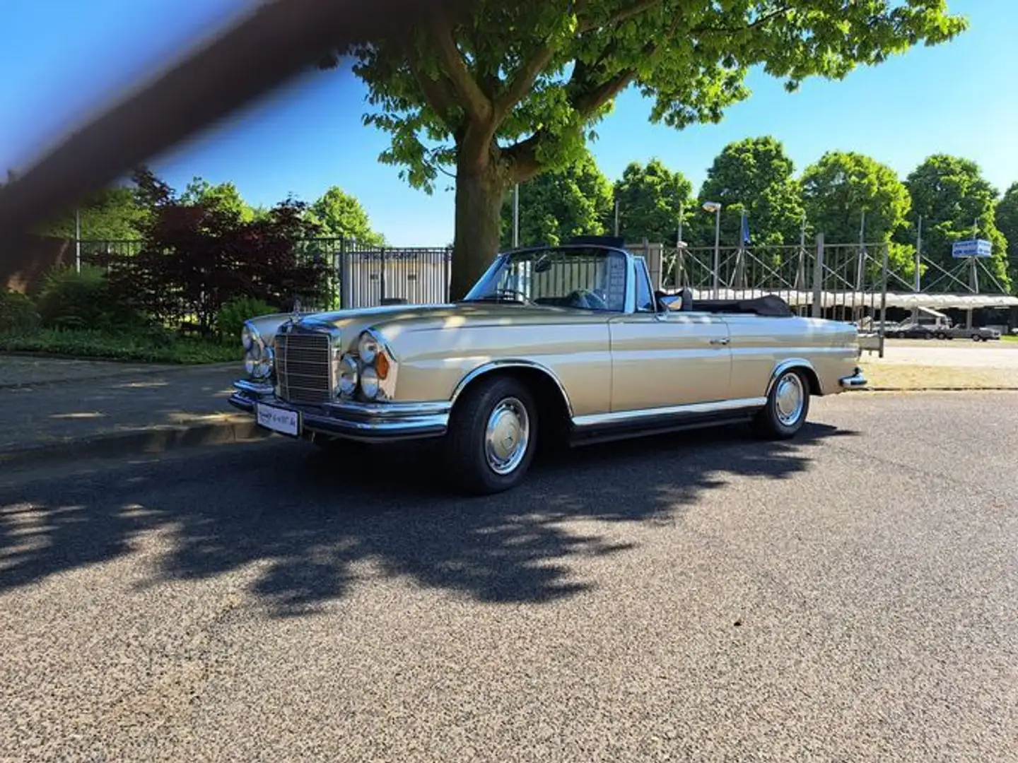 Mercedes-Benz 280 SE 3,5 Flachkühler Cabrio Altın - 1
