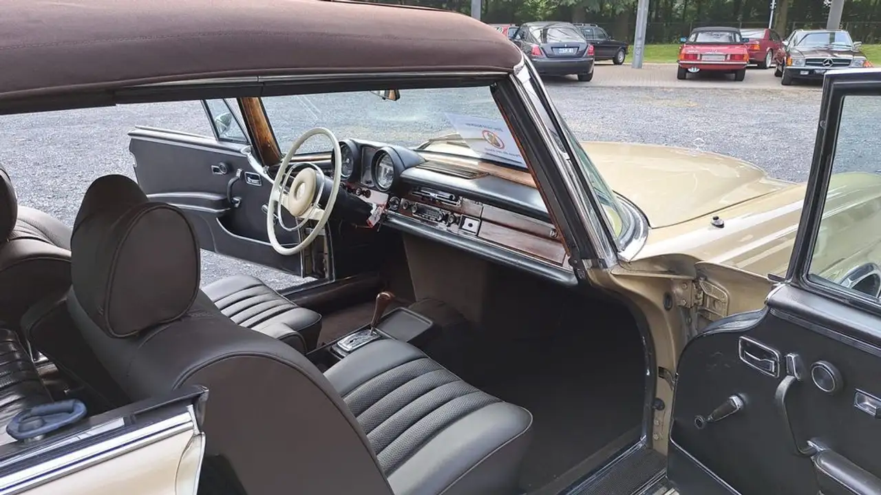 Mercedes-Benz 280 SE 3,5 Flachkühler Cabrio,Deutsches Fahrzeug, foto 10
