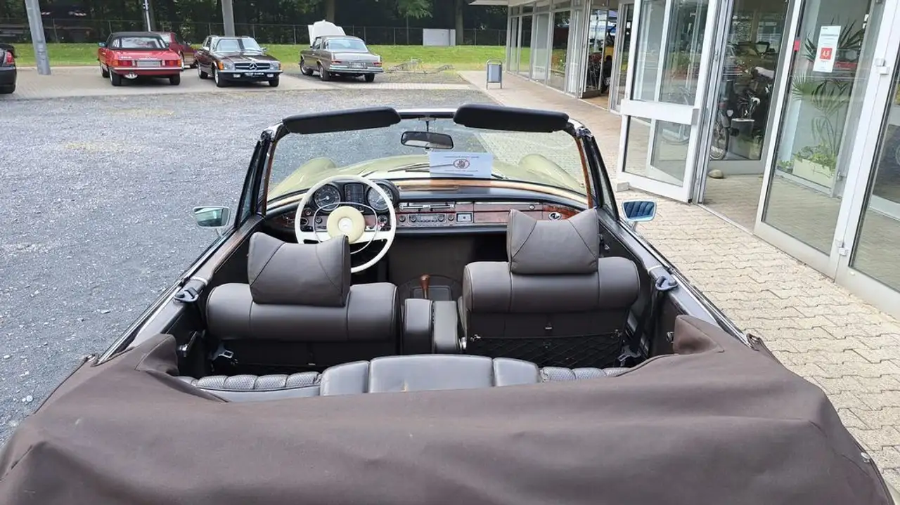 Mercedes-Benz 280 SE 3,5 Flachkühler Cabrio,Deutsches Fahrzeug, foto 12