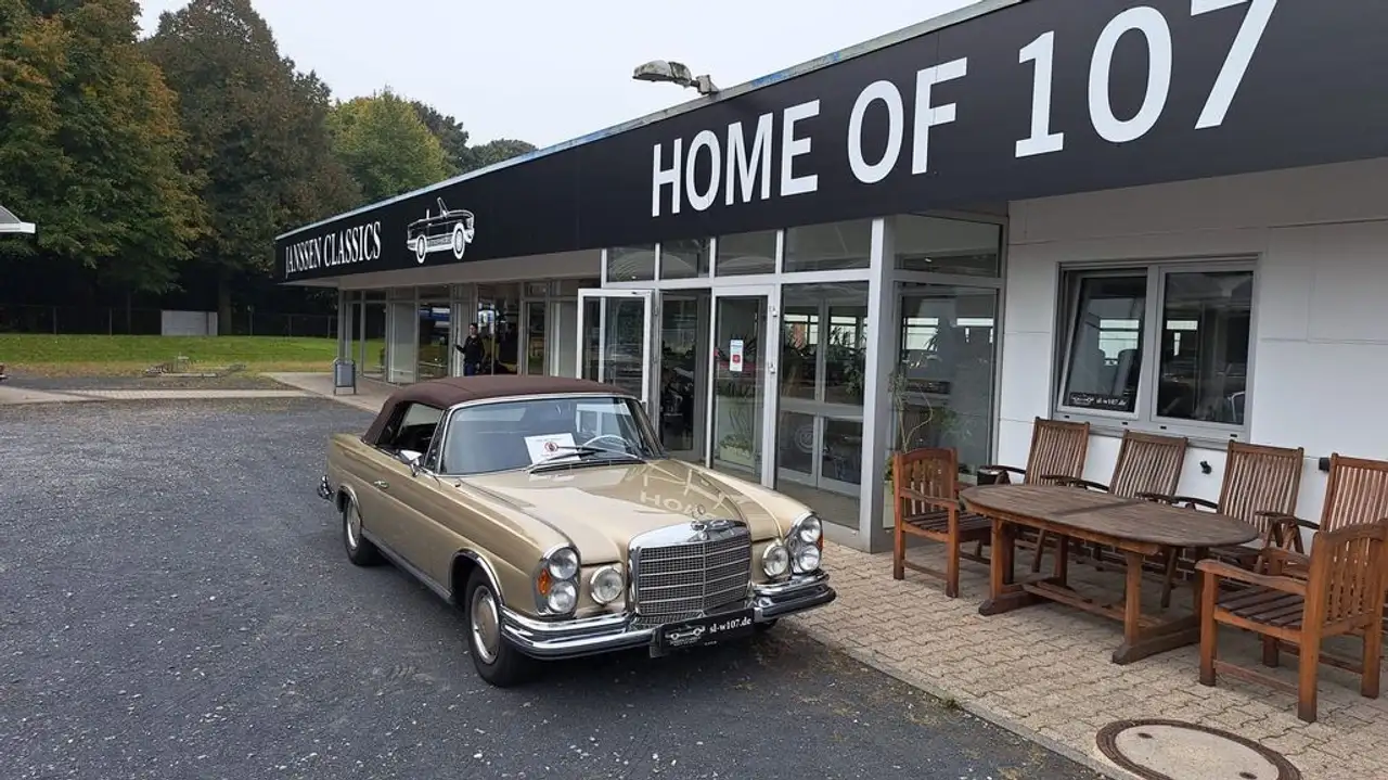 Mercedes-Benz 280 SE 3,5 Flachkühler Cabrio,Deutsches Fahrzeug, foto 5
