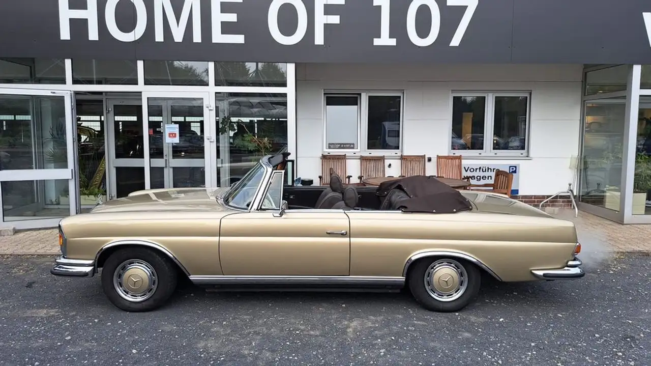 Mercedes-Benz 280 SE 3,5 Flachkühler Cabrio,Deutsches Fahrzeug, foto 3
