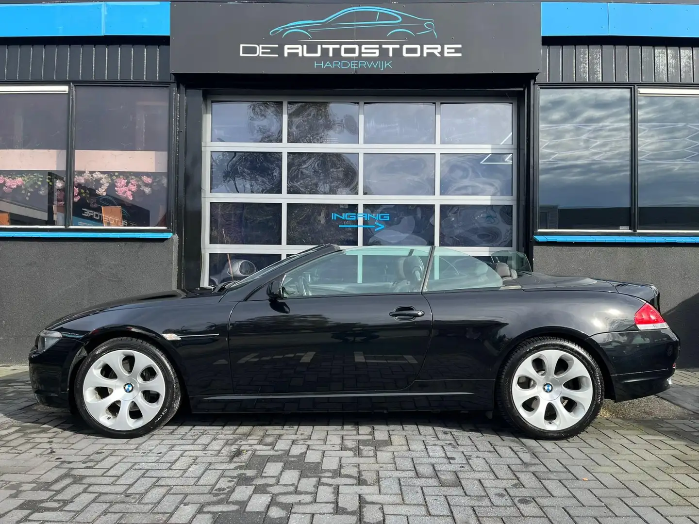 BMW 650 6-serie Cabrio 650i High Executive 2 Eig navi yong Negro - 2