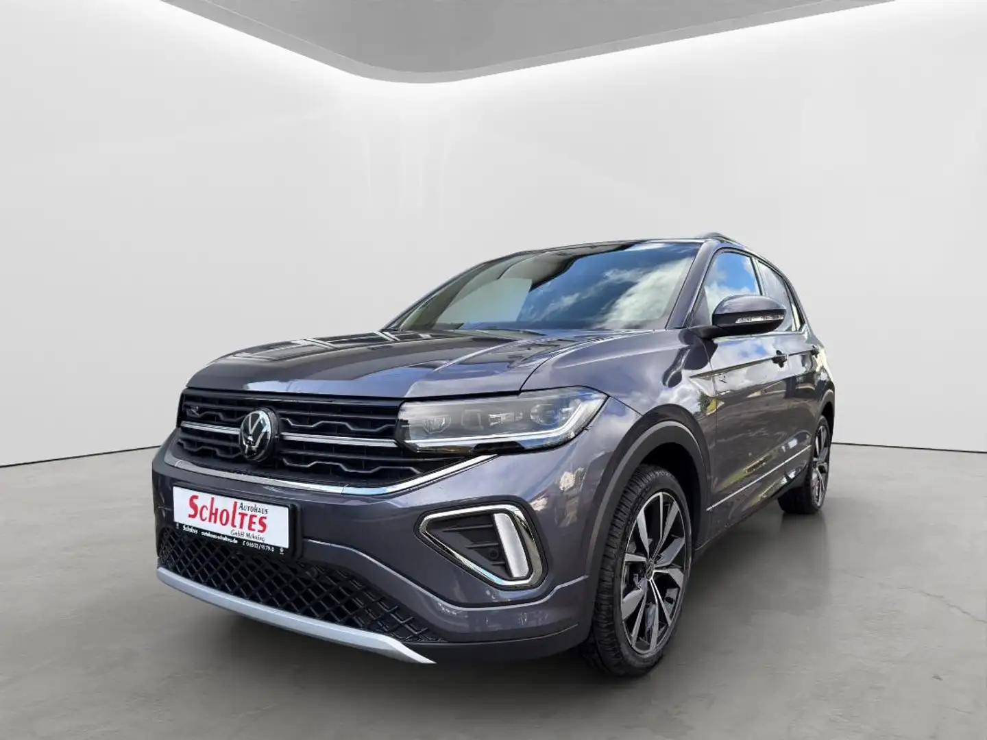 Volkswagen T-Cross R-Line 1.0 TSI 6-Gang Schaltgetriebe Gris - 1