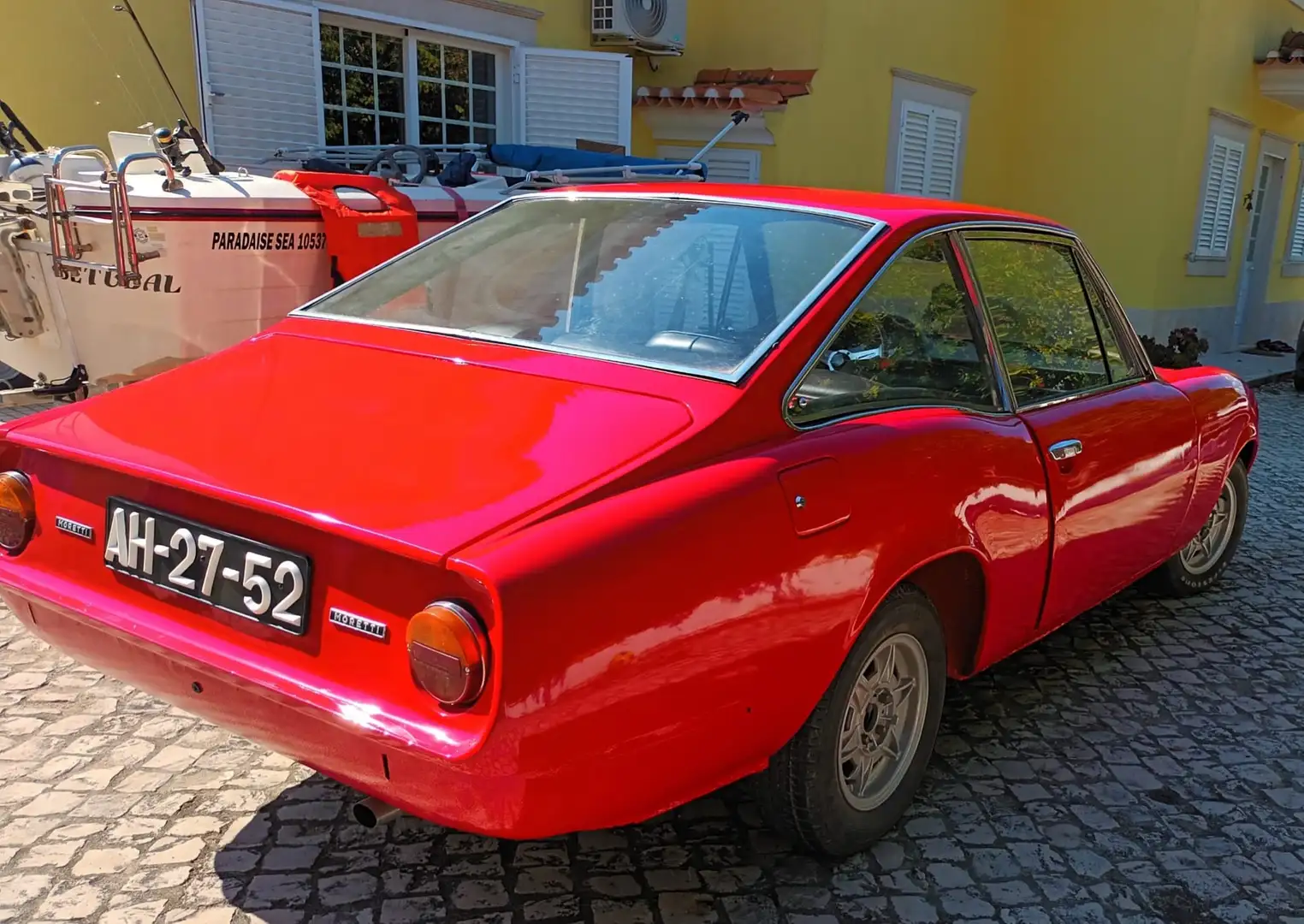 Fiat 124 Coupè Fiat Moretti 124 Berlinetta Kırmızı - 2