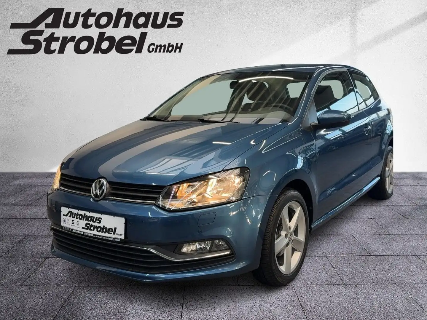 Volkswagen Polo 1.2 TSI Comfortline Parkpilot Sitzhzg Start Bleu - 2