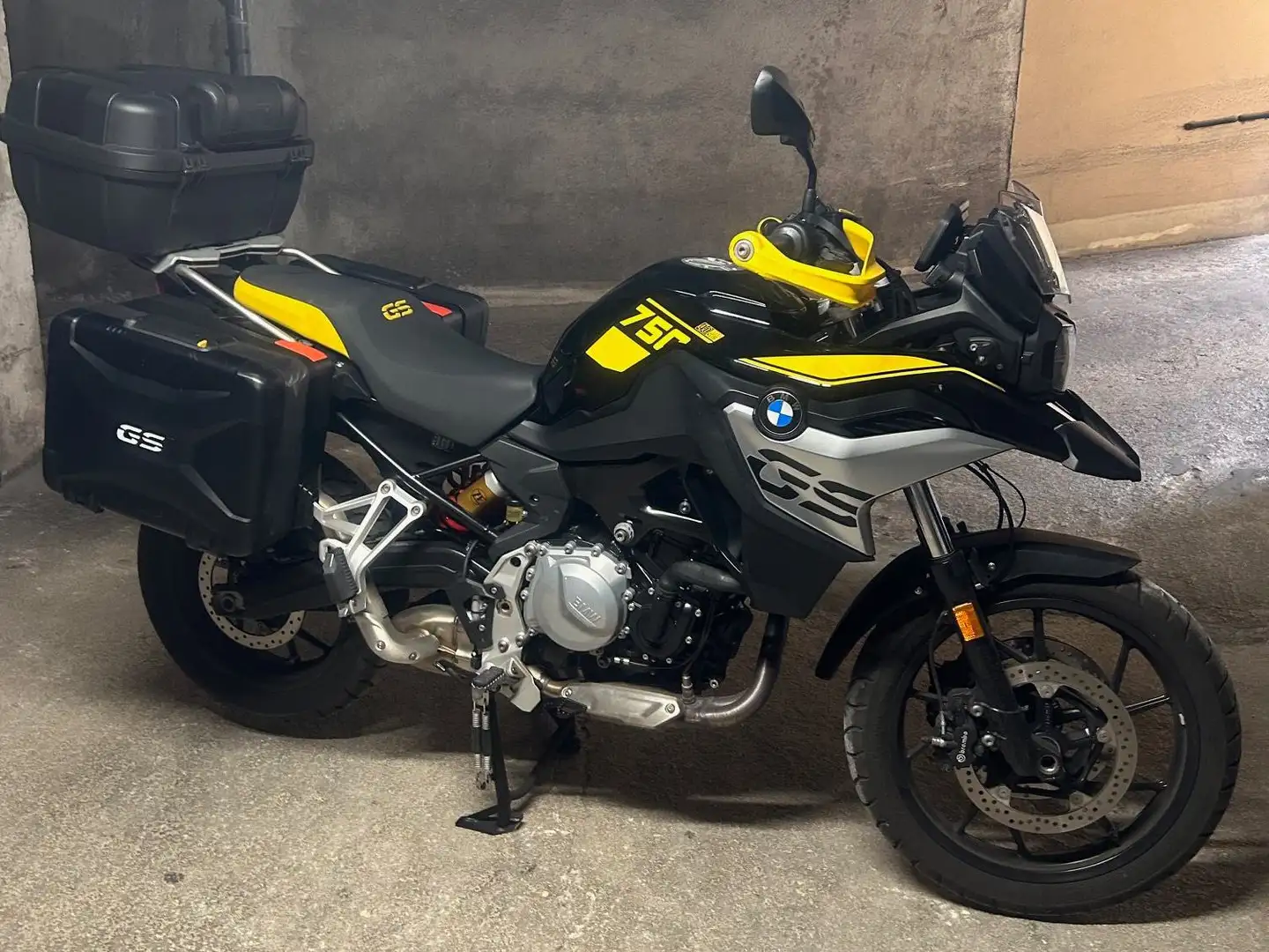 BMW F 750 GS GS 40 Year Edition avec valises GS Vario Galben - 1