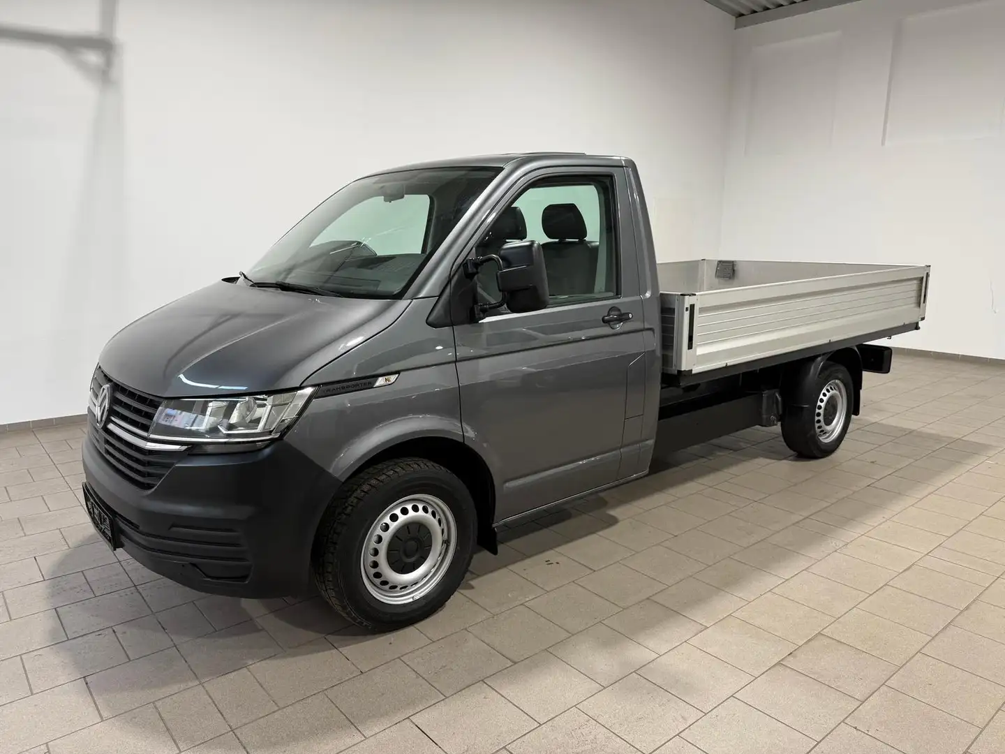 Volkswagen T6.1 Transporter T6.1 Pritsche-Einzelkabine,lang,Klima,DSG,AHK Grau - 1