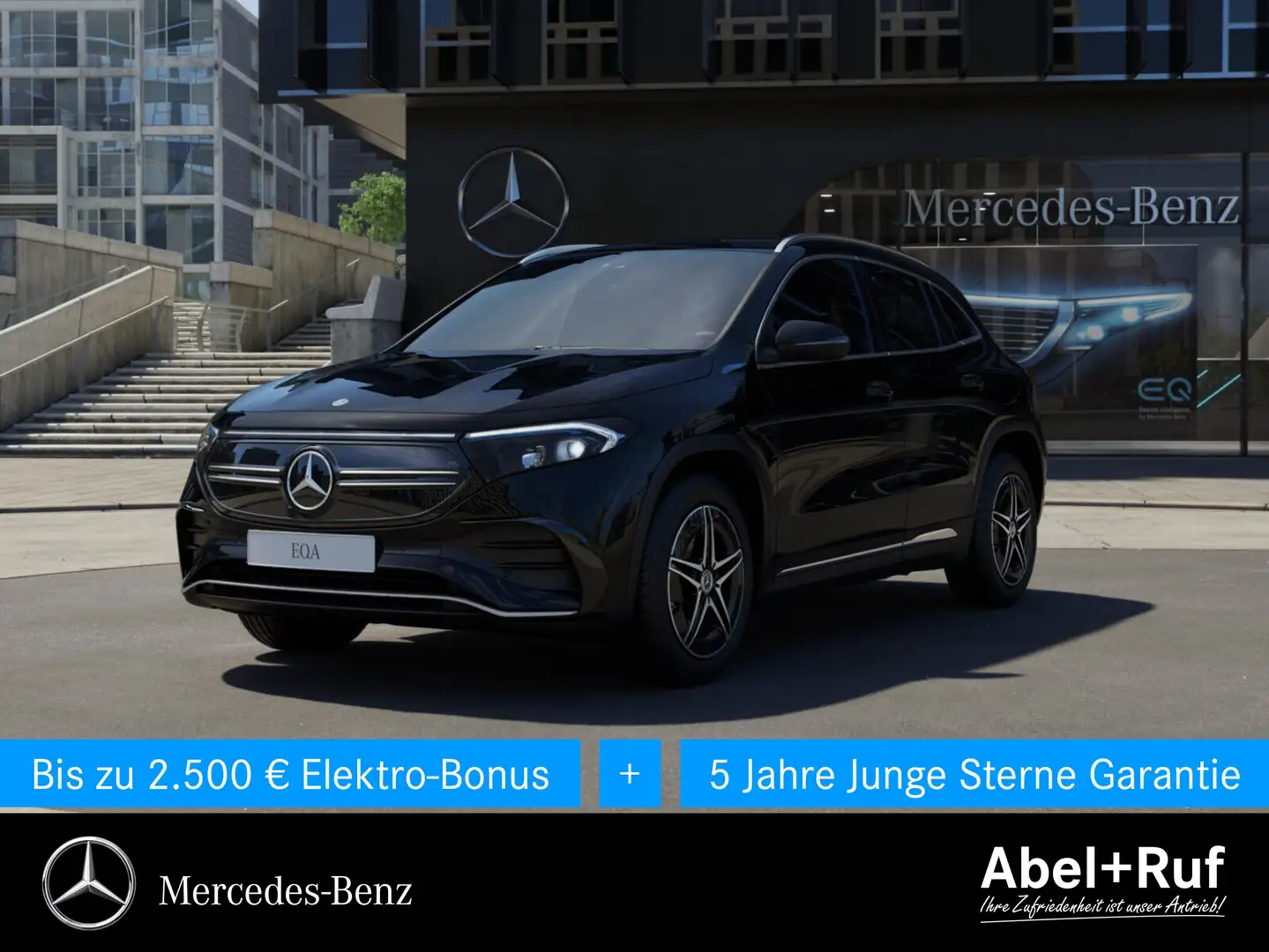 Mercedes-Benz EQA 250 + AMG+LED+Kamera+Ambiente+CarPlay+DAB Schwarz - 1