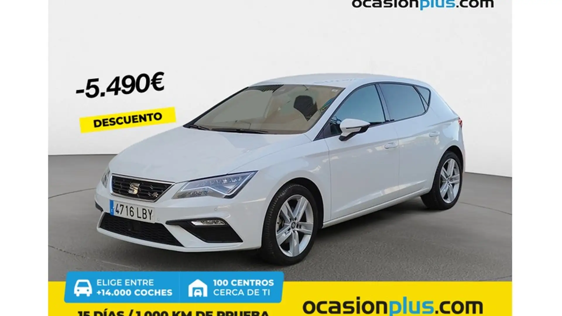 SEAT Leon 1.5 TGI GNC S&S FR Fast Edition Plus 130 Blanco - 1