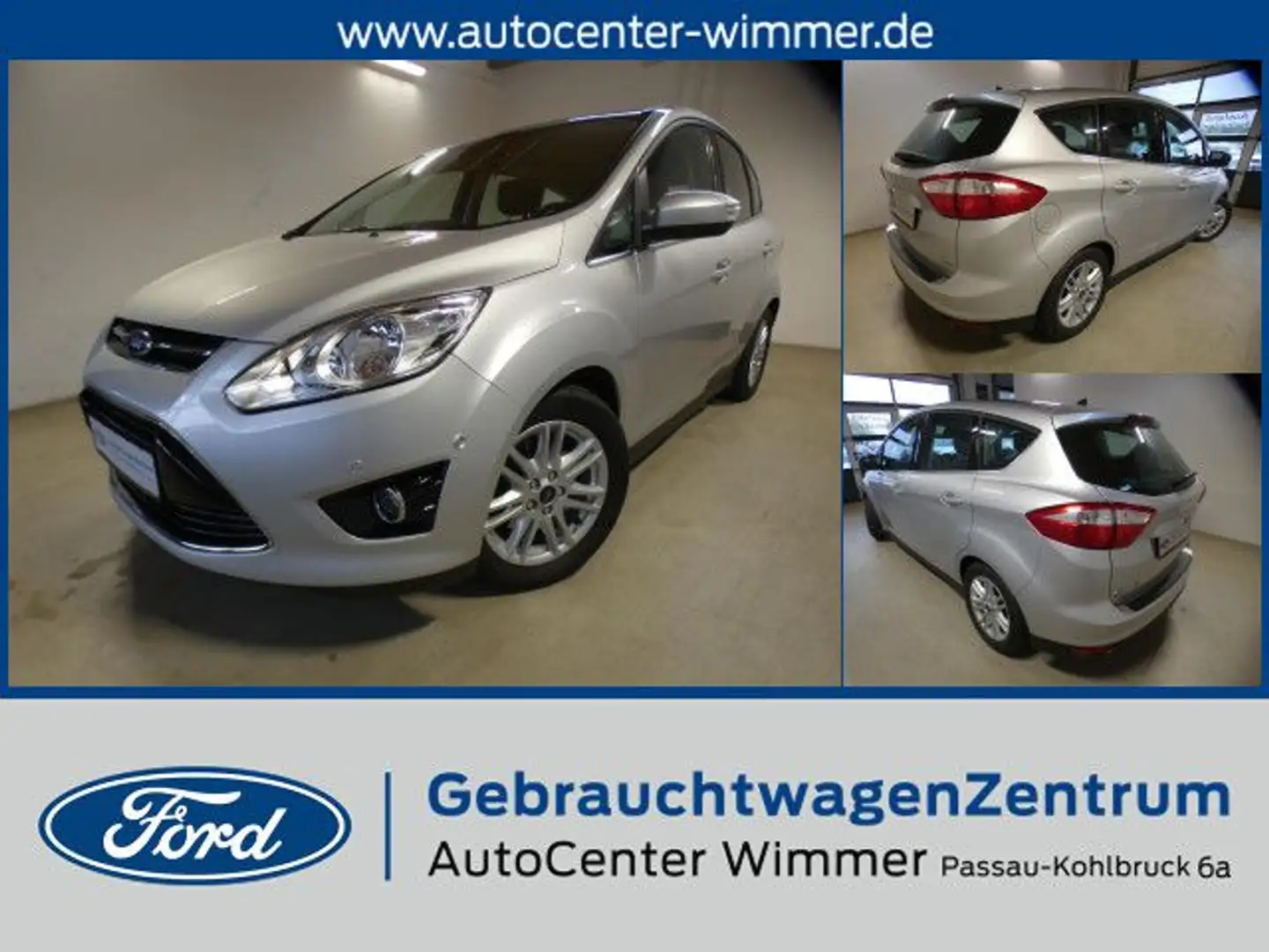Ford C-Max 1,6 EcoBoost Titanium  AHK schwenkbar Argento - 1