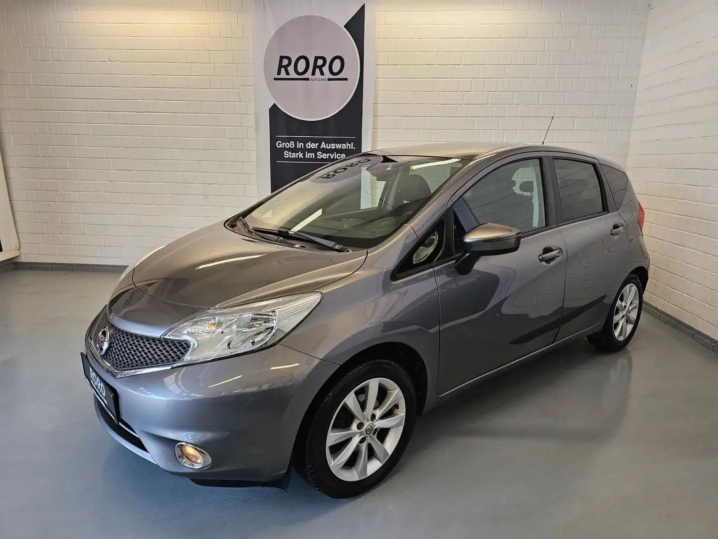 Nissan Note 1.2 Visia + 8.REIFEN/KLIMAAUTO/LMF/EURO5 Grijs - 2