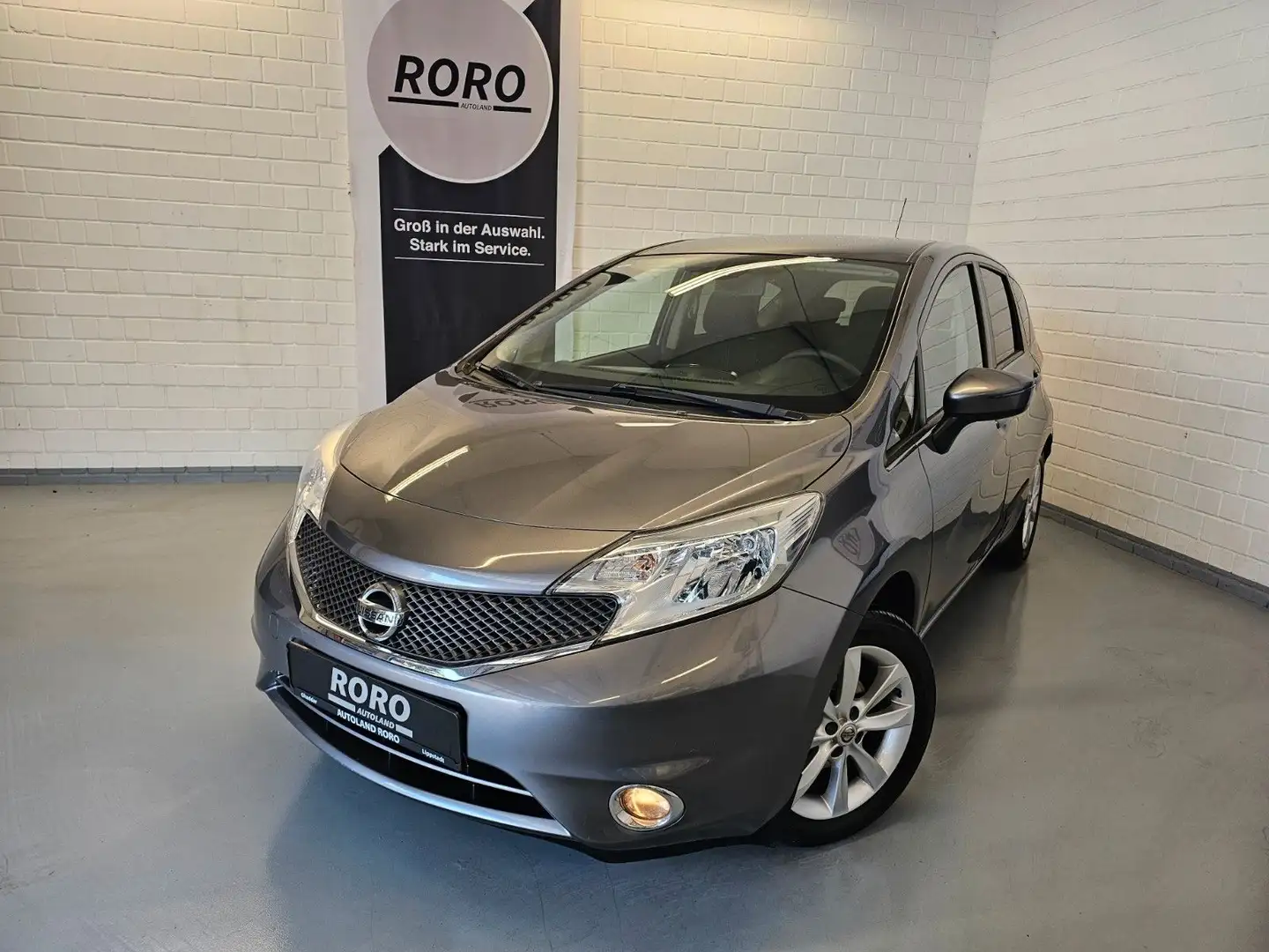 Nissan Note 1.2 Visia + 8.REIFEN/KLIMAAUTO/LMF/EURO5 Grijs - 1