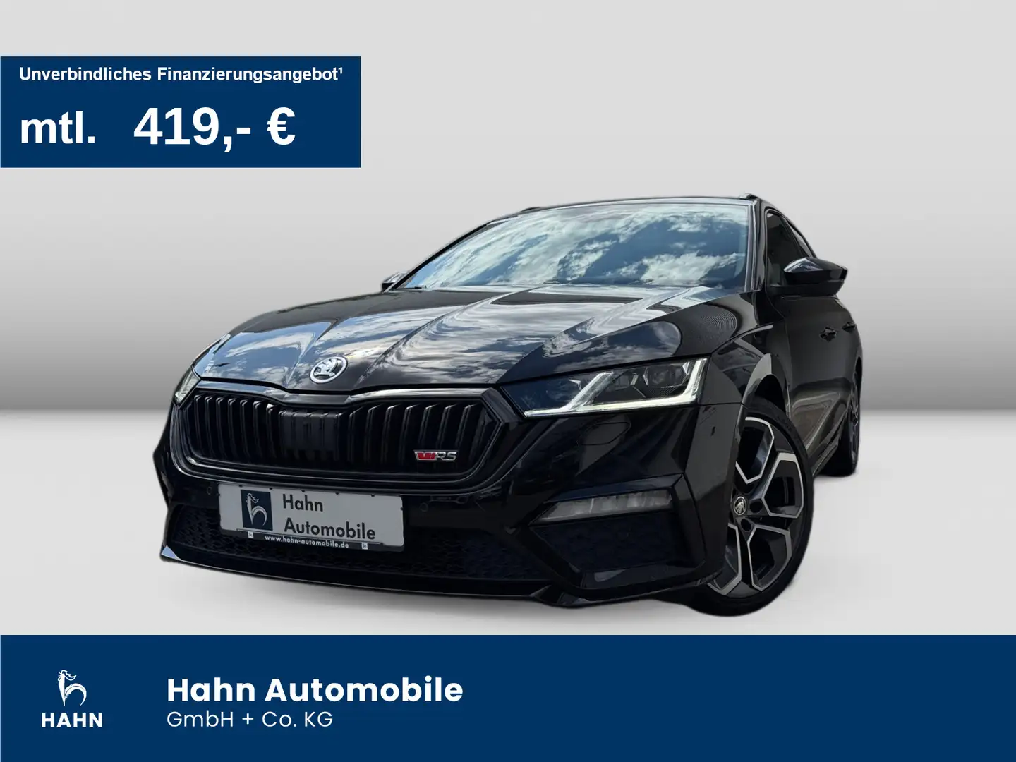 Skoda Octavia Combi RS DSG 2,0TSI AHK NAV PANO LED ACC Schwarz - 1