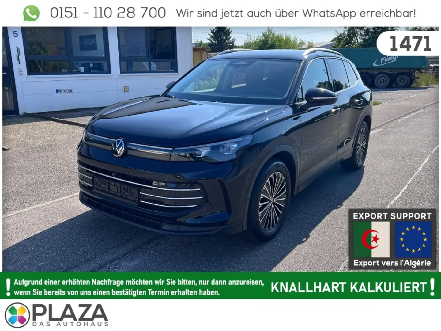 Volkswagen Tiguan 1.5eTSI Elegance ACC AHK MATRIX NAVI 360° Noir - 1