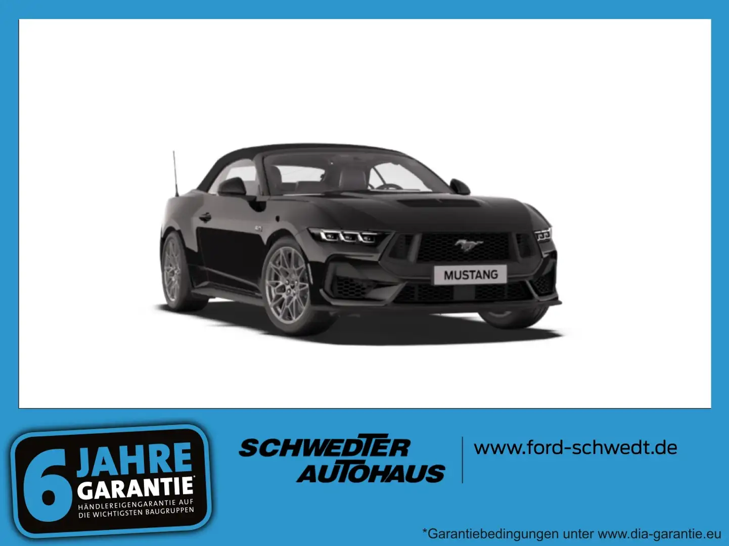 Ford Mustang Convertible GT 5.0 NAV*IACC*BLIS*B&O*LED Schwarz - 1